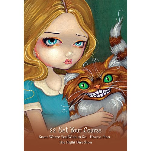 Alice the Wonderland Oracle Deck - Mystical Tarot Cards for Divination & Spiritual Guidance | Perfect for Meditation, Self-Discovery & Gift Giving