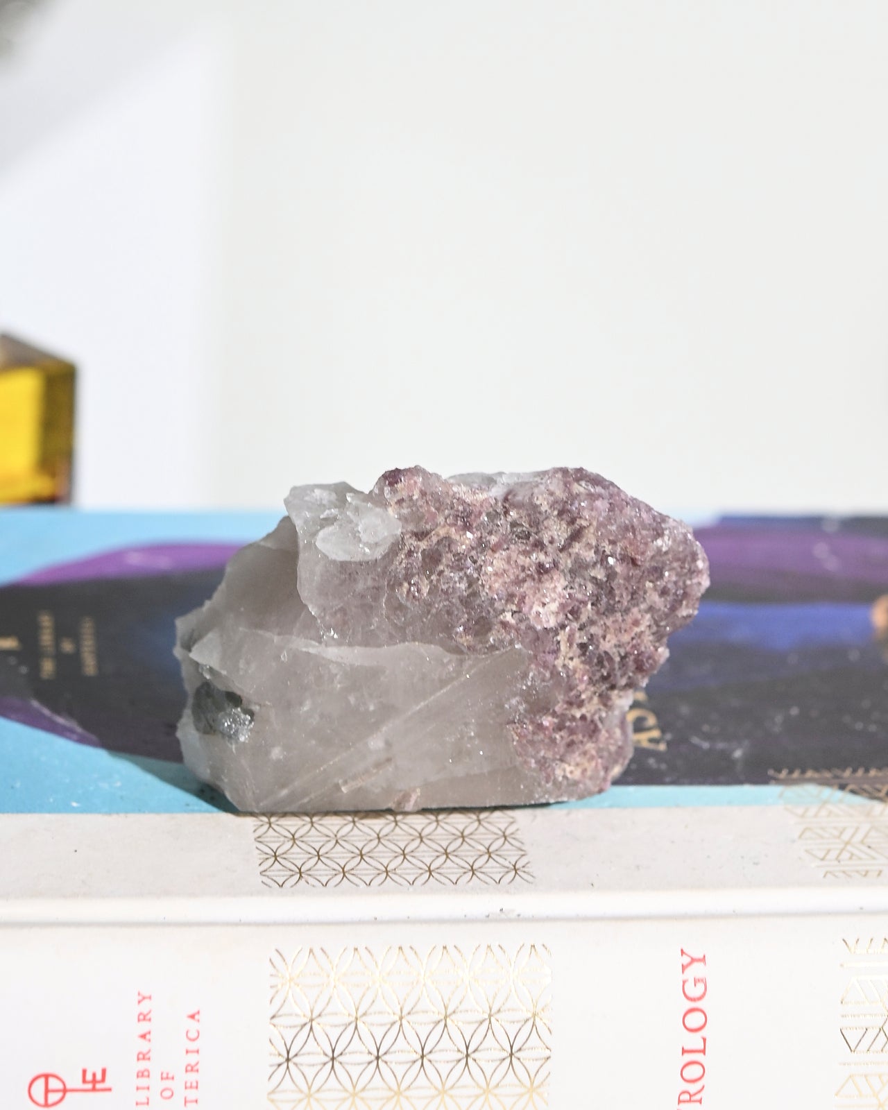 Natural Rough Lepidolite Stone 3 Inch - Raw Healing Crystal for Meditation, Reiki, and Home Decor