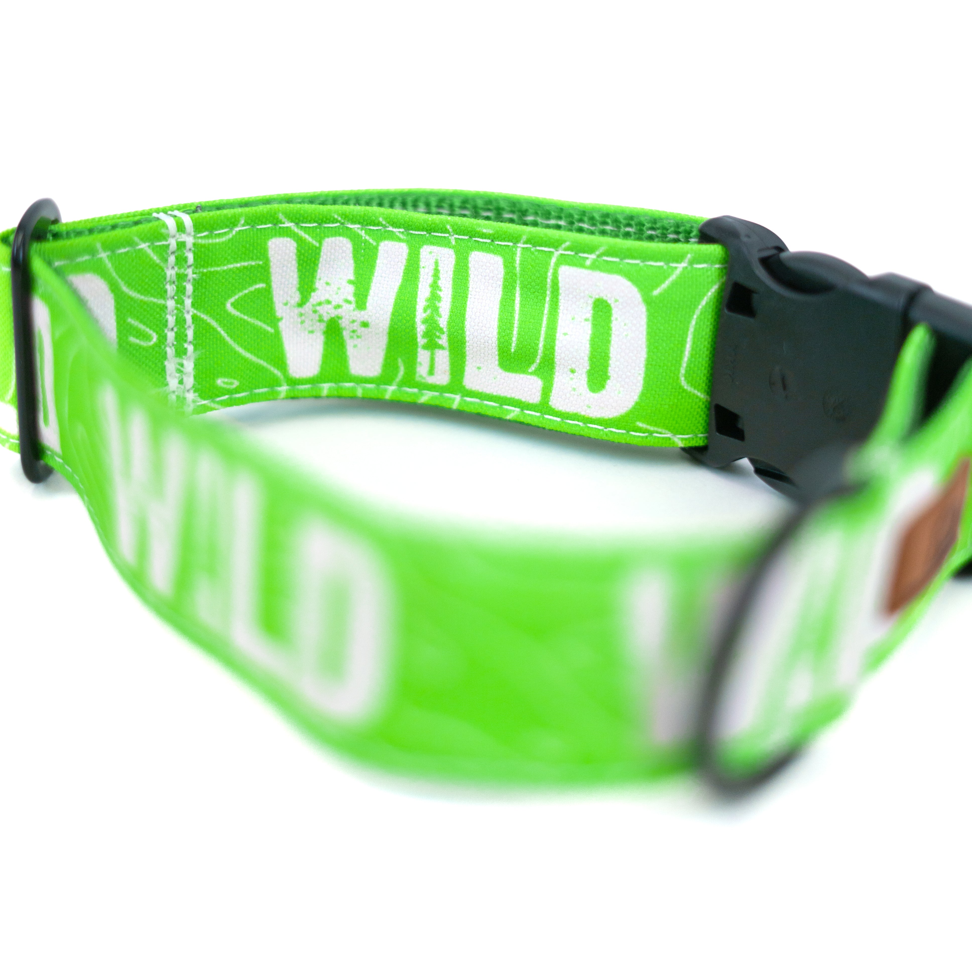 Neon Green Reflective Dog Collar - High Visibility Pet Safety Collar for Night Walks & Outdoor Adventures