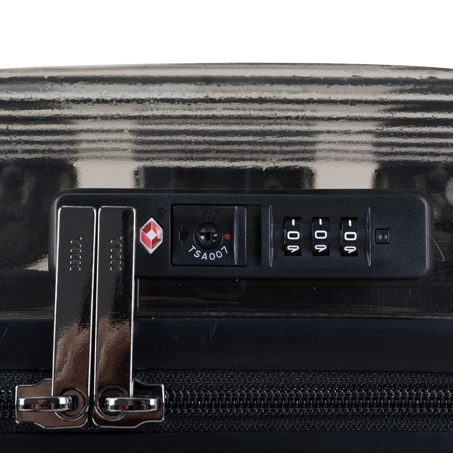 Millennial II Clear Transparent Carry On Luggage - Lightweight Durable Suitcase for Travel, Business Trips & Weekend Getaways