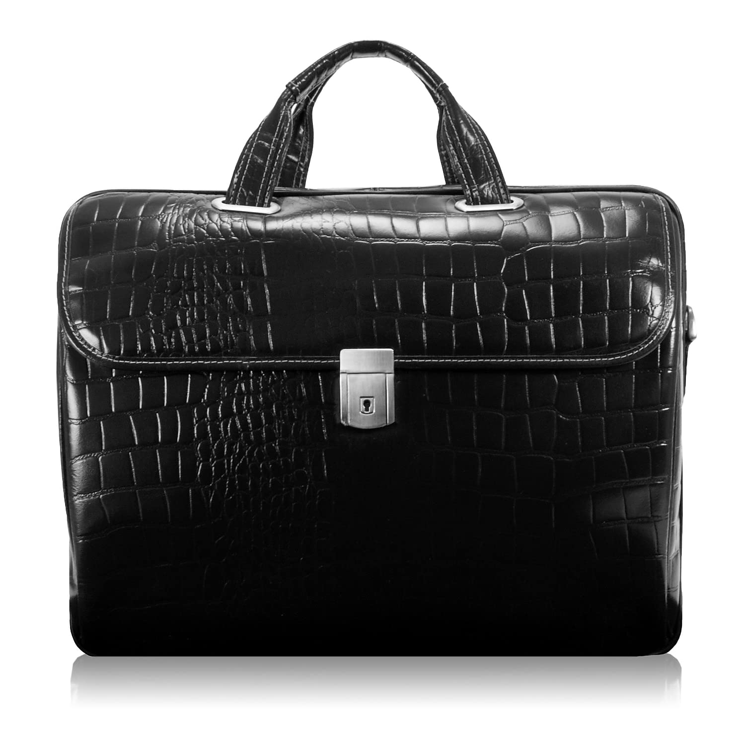 Servano 13.3 Inch Genuine Leather Tablet Briefcase for Business & Travel - Laptop Messenger Bag for MacBook, iPad, Surface Pro - Perfect for Office, Commuting and Business Trips