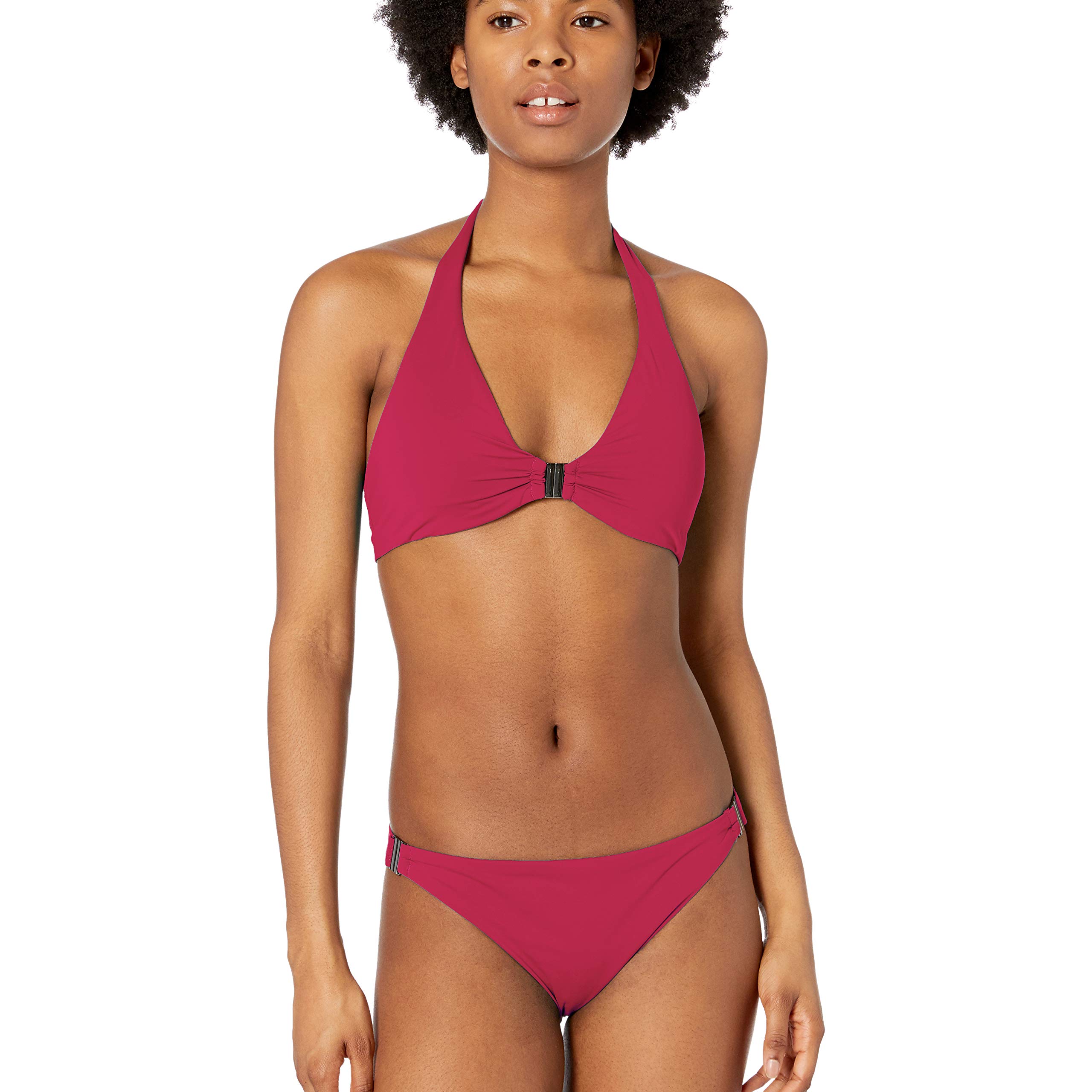 BCBGeneration Women's Halter Bra Bikini Top - Adjustable Swimwear for Beach & Pool - Summer Swim Suit with Comfortable Fit & Stylish Design
