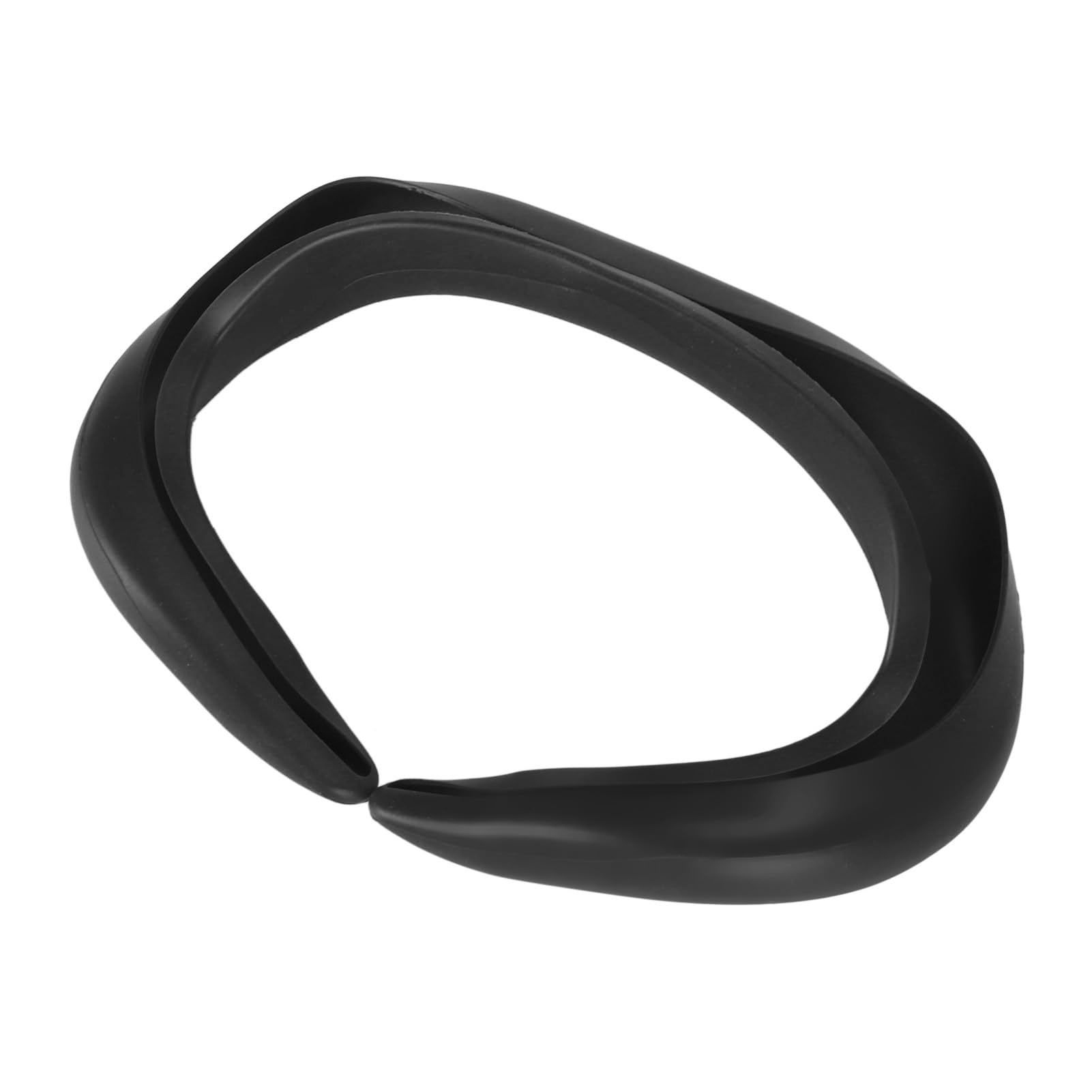 VR Headset Eye Cushion Replacement - Sweat-Resistant Silicone Face Pad Cover - Lightweight & Waterproof VR Accessories for Oculus Quest 2, HTC Vive, PSVR - Perfect for Gaming, Movies & Virtual Reality Experiences (Black)