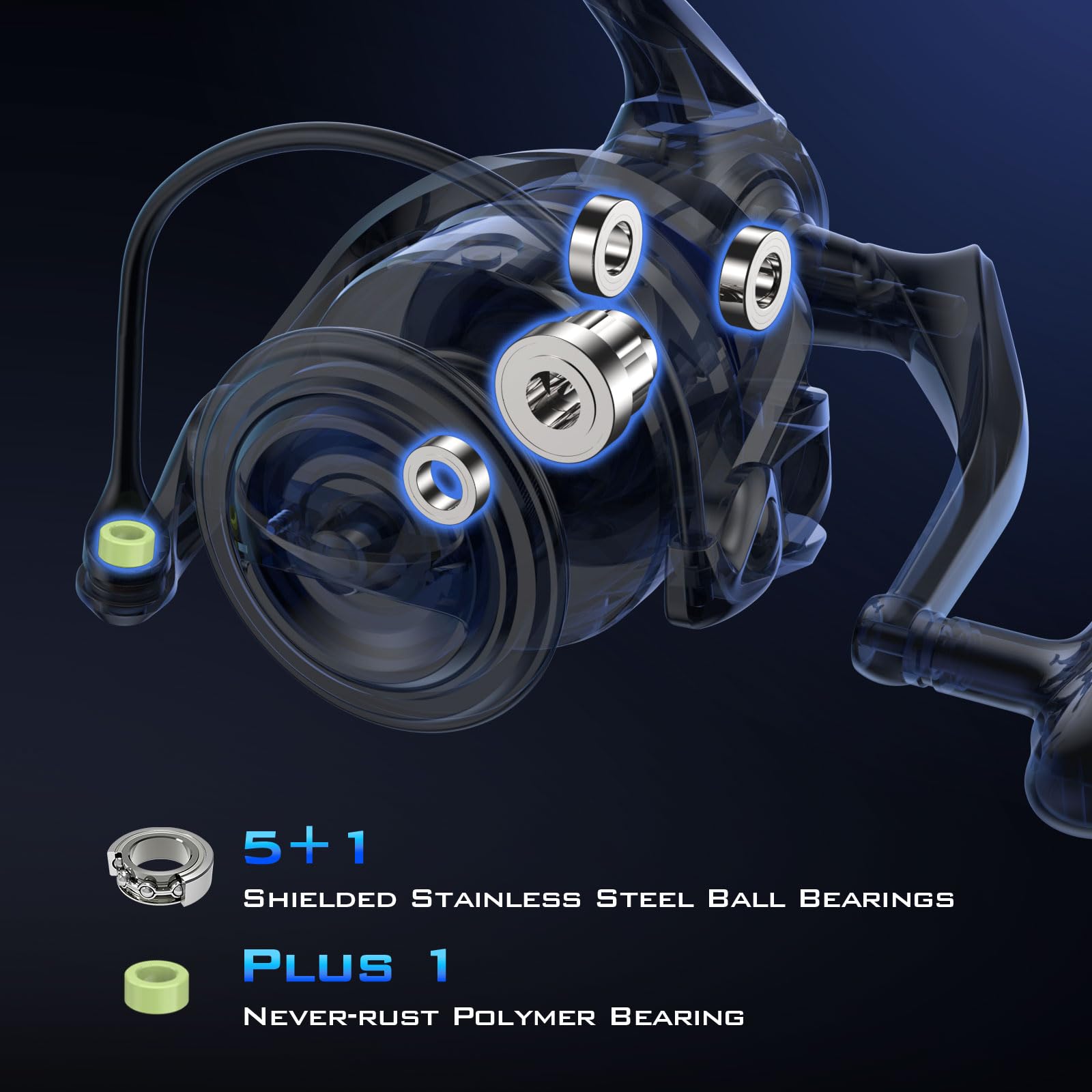 KastKing Kapstan Elite Saltwater Spinning Fishing Reel - 55LBs Max Drag Big Game Fishing Reel with IPX6 Waterproof & Corrosion-Resistant Bearing System - Perfect Gift for Saltwater Anglers - Great for Offshore, Surf, and Deep Sea Fishing Adventures