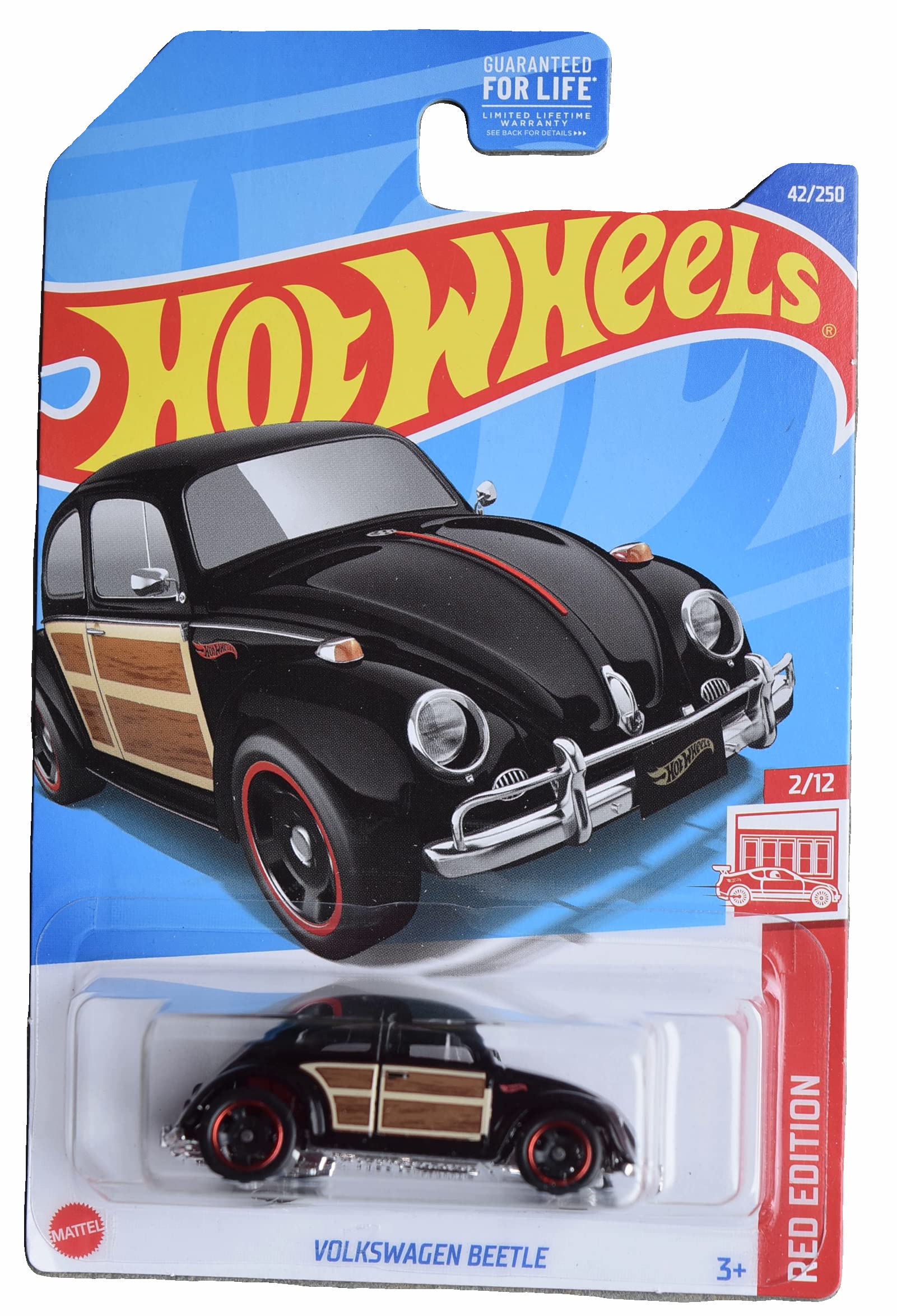 Hot Wheels Volkswagen Beetle Diecast Car - Red Edition 2/12 Collectible Toy for Kids & Adults - Perfect for Display, Gifts & Racing Play