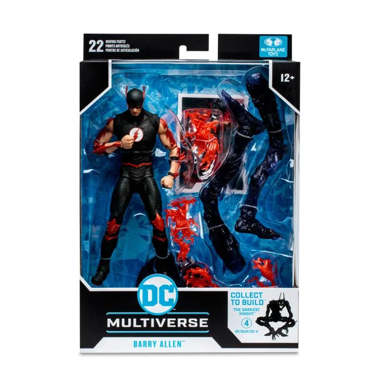 Speed Metal DC Multiverse Barry Allen Action Figure (Collect to Build: The Darkest Knight) - Perfect for DC Comics Fans and Collectors, Great for Display and Play