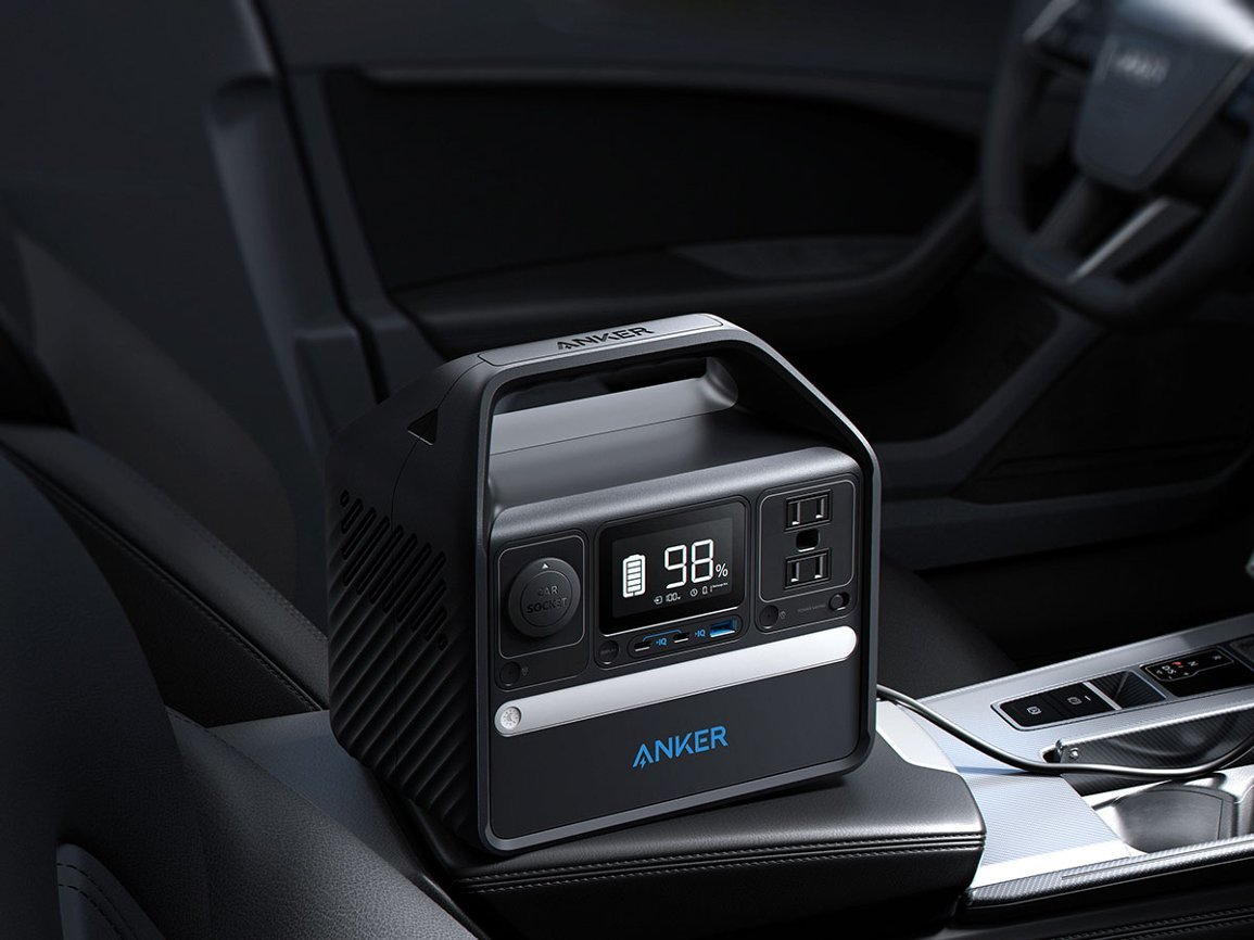 Anker 522 Portable Power Station 299Wh 300W - Compact Solar Generator for Camping, Outdoor Adventures & Emergency Backup Power