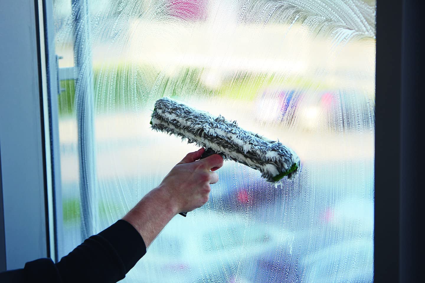 Unger ErgoTec Ninja Complete Window Washer - 45cm Professional Squeegee for Streak-Free Cleaning - Perfect for Home, Office & Commercial Glass Cleaning