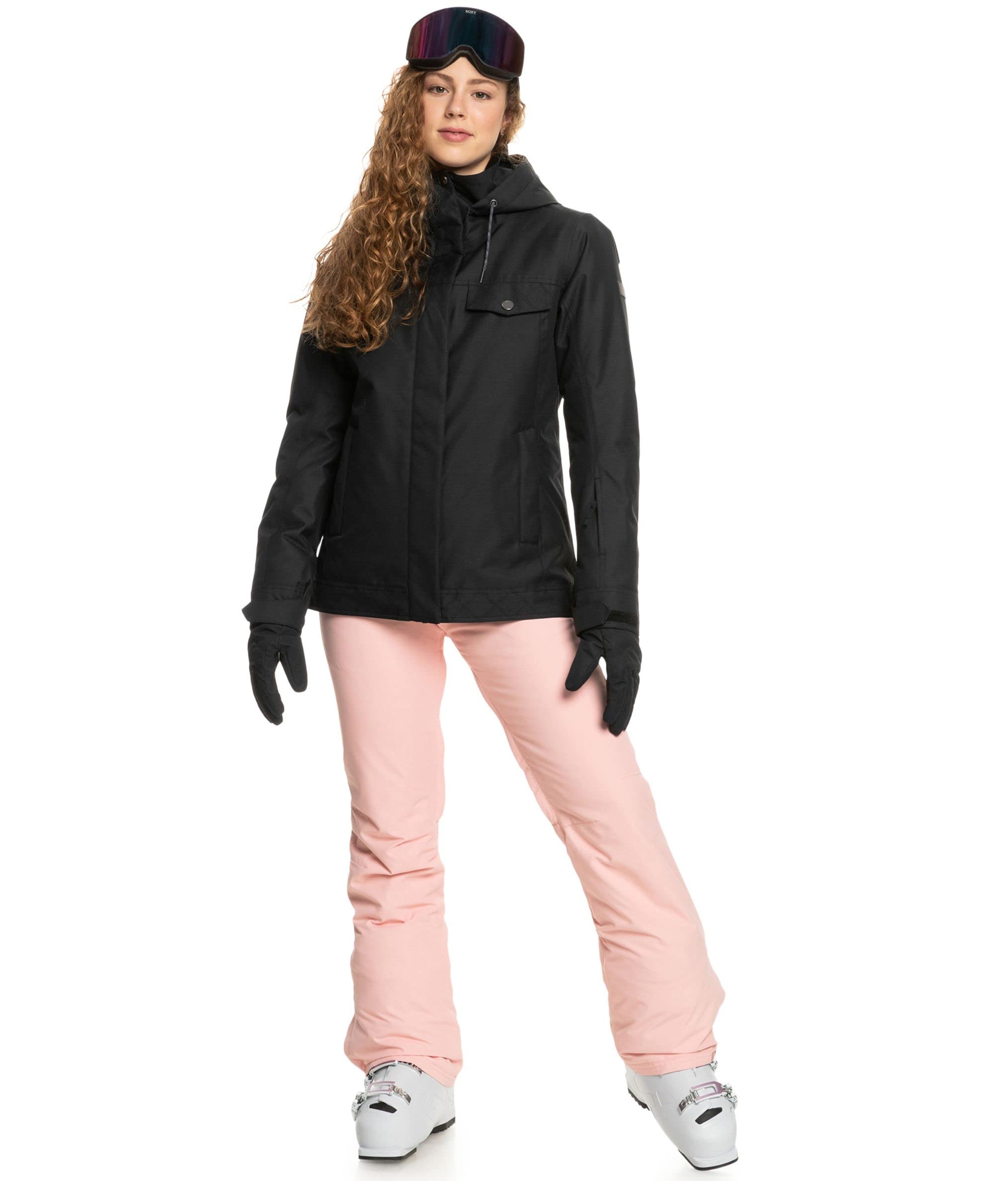 Roxy Billie Insulated Snowboard Jacket for Women - Waterproof Winter Jacket with Warm Lining for Skiing & Snowboarding - Perfect for Cold Weather & Outdoor Adventures