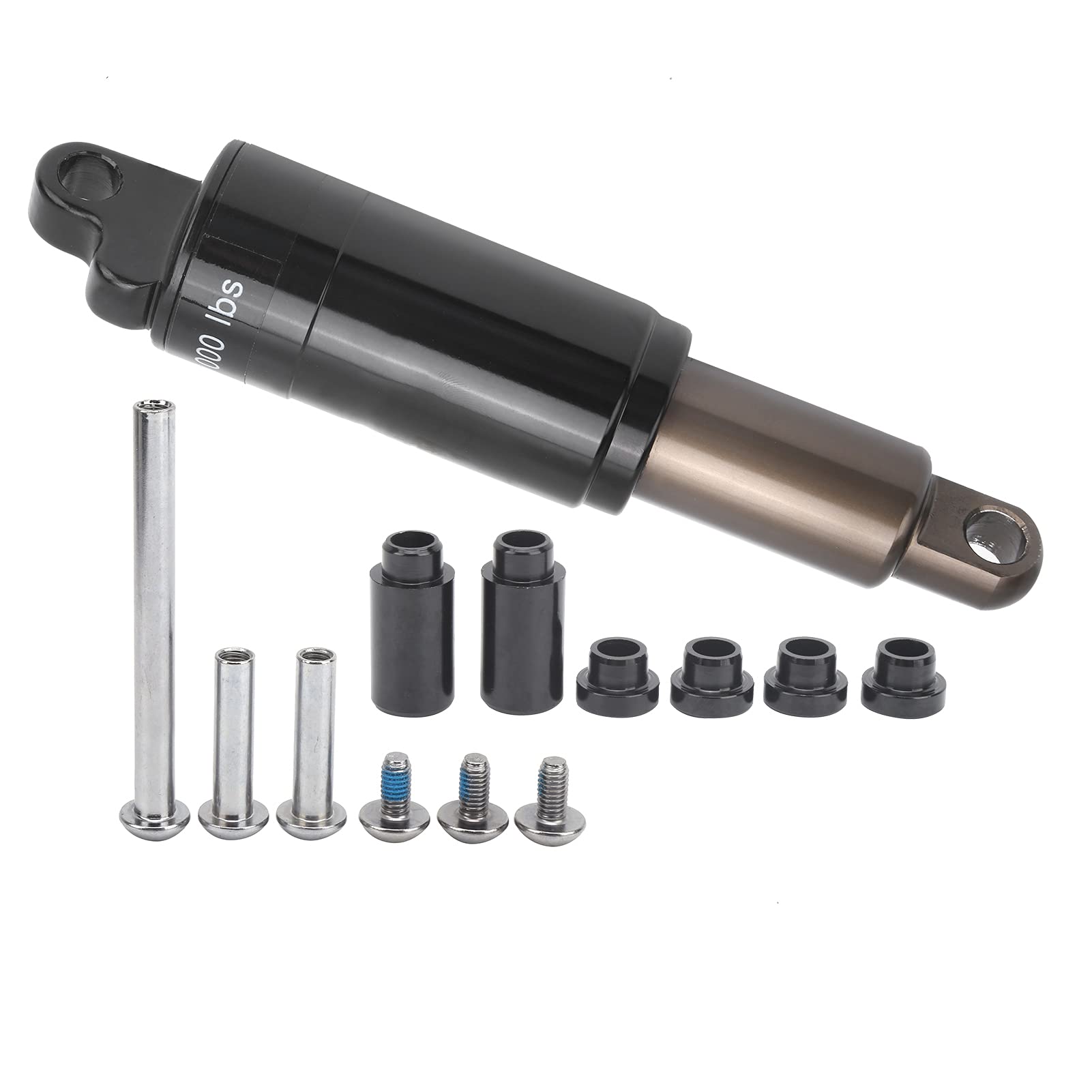 Dilwe HLT-190 Bike Rear Shock Absorber - MTB Rear Suspension for Mountain Bikes - High Performance Metal Damping System - Perfect for Trail Riding & Off-Road Cycling
