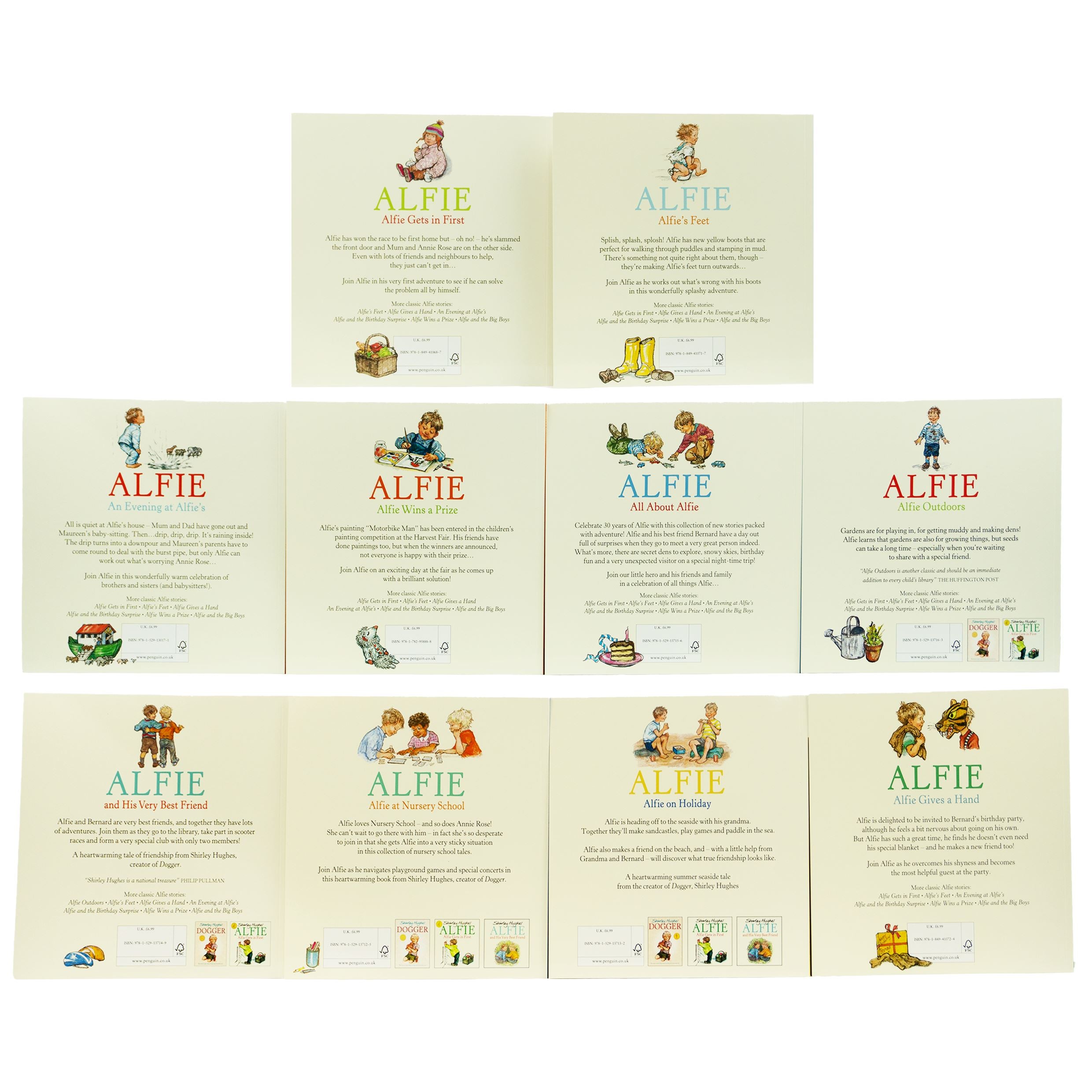Alfie by Shirley Hughes: 10-Book Children's Collection Set for Ages 3-5 | Paperback Early Reader Books for Toddlers & Preschoolers | Perfect for Bedtime Stories & Classroom Reading