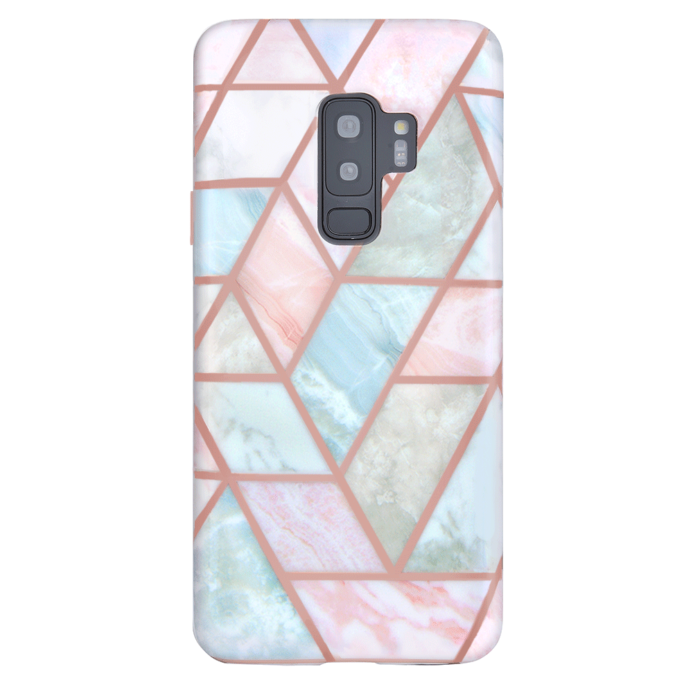 Geometric Marble Samsung Phone Case - Stylish Protective Cover for Samsung Galaxy S21/S20/Note 20 - Perfect for Everyday Use, Work & Travel