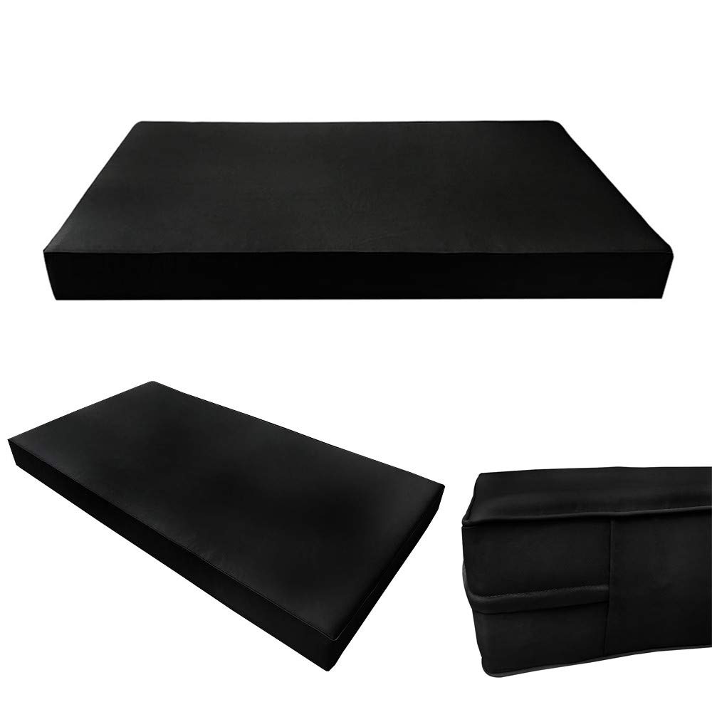Prolinemax Outdoor Style 3 Full Piped Trim Daybed Mattress Bolster Pillow Fitted Sheet Cover Only - AD109 | Waterproof & Durable for Patio, Sunroom & Guest Bed