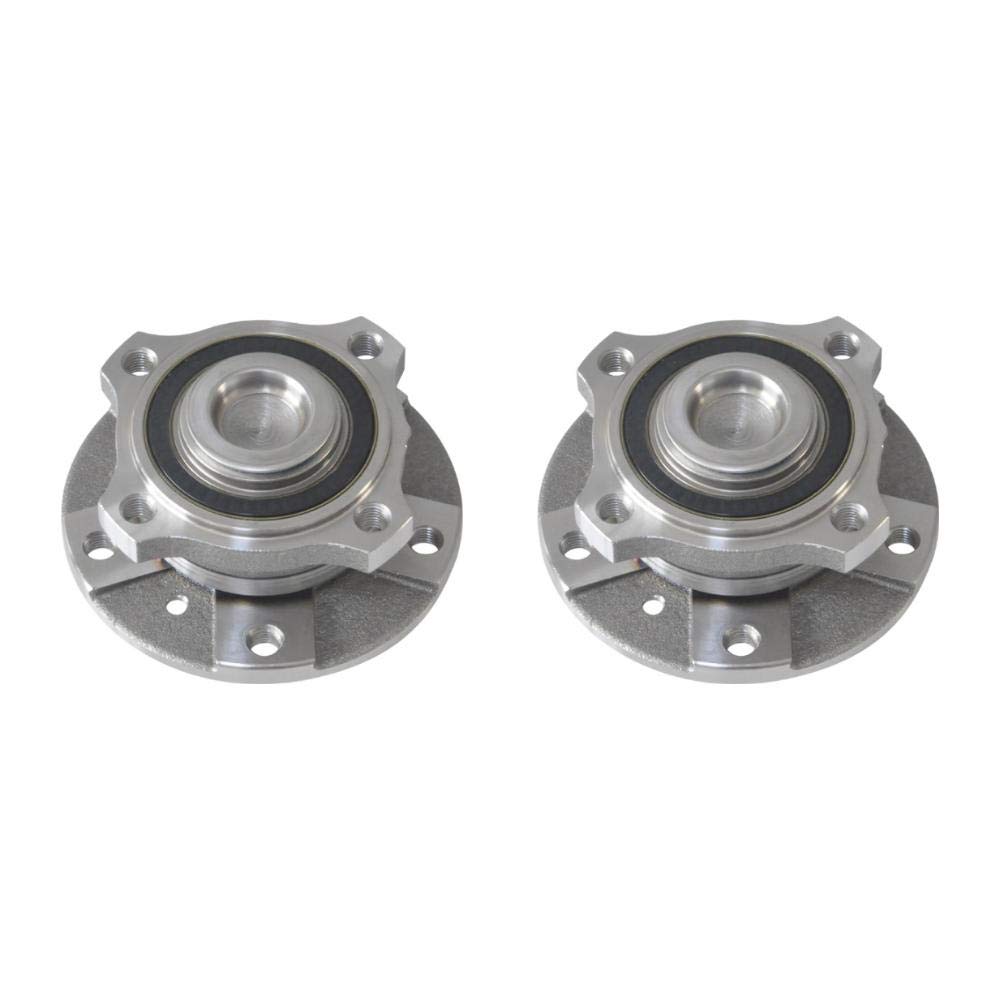 2x Front Wheel Bearing & Hub Assembly Kit for BMW 525 528 530 535 545 550 645Ci 650 - High Performance Replacement with Wheel Cover - Perfect for DIY Repairs & Auto Maintenance