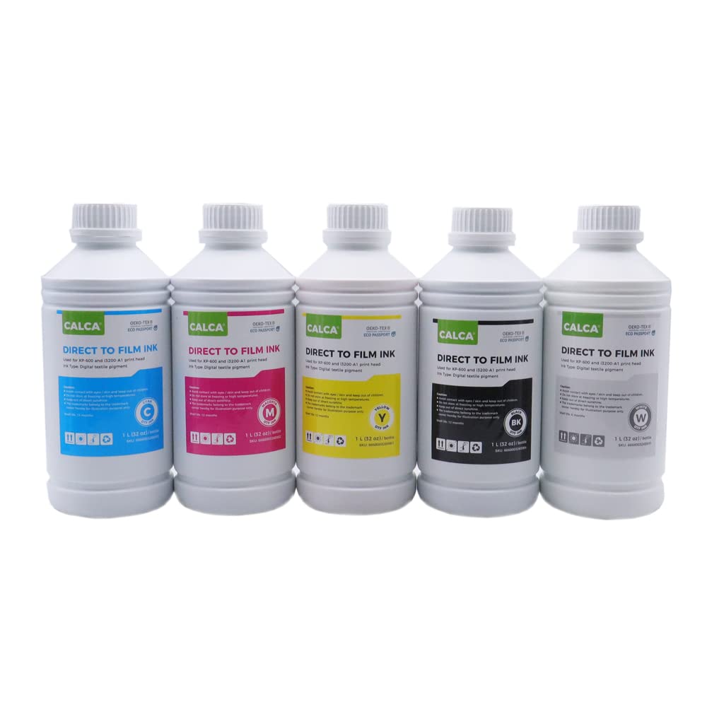 1L DTF Ink for Direct to Film Printing - High-Quality Textile Transfer Ink for DTF Printers | Perfect for Custom T-Shirts, Hoodies & Heat Transfer Film Projects