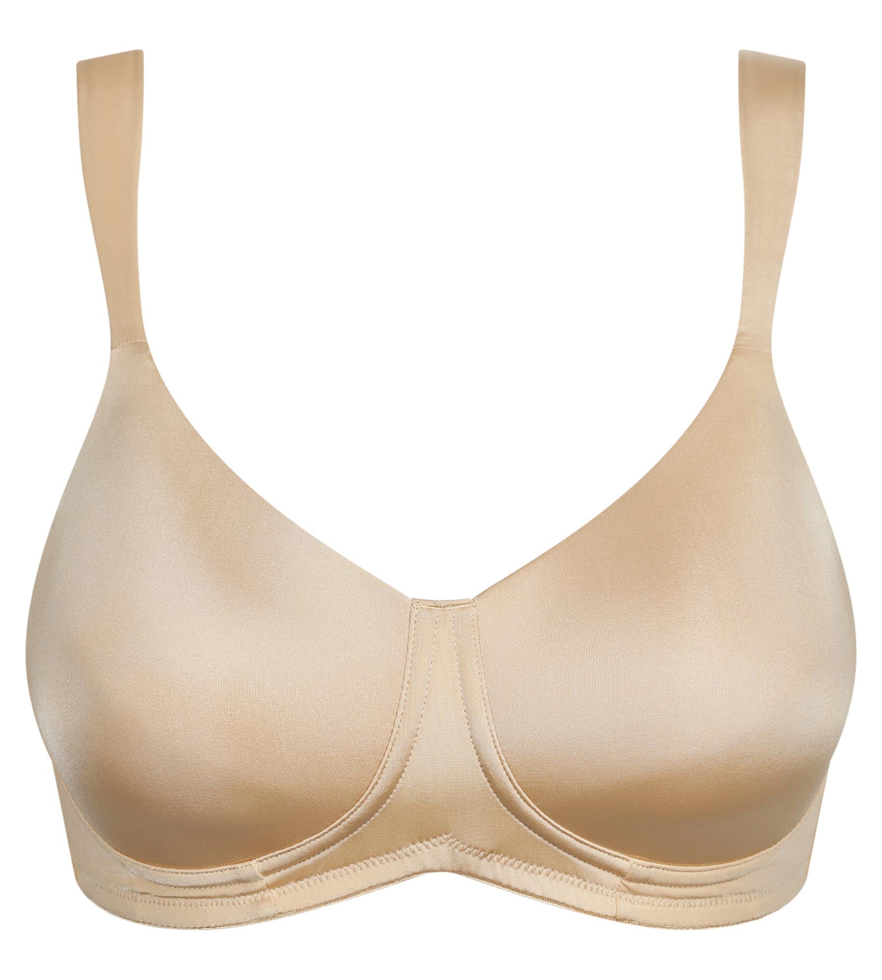 Post-Surgery Microfiber Support Bra Nude - Comfortable Recovery Bra for Women After Breast Surgery, Mastectomy, or Lumpectomy