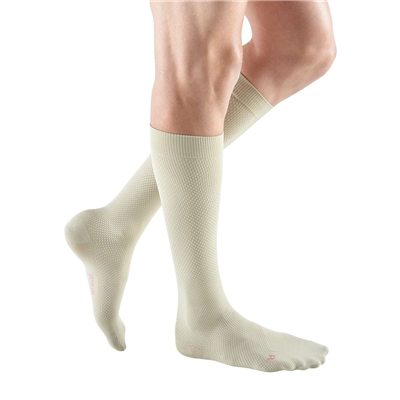 Mediven Men's Select 20-30 mmHg Compression Socks - Extra Wide Calf, Closed Toe for Circulation & Support - Ideal for Travel, Work & Varicose Vein Relief