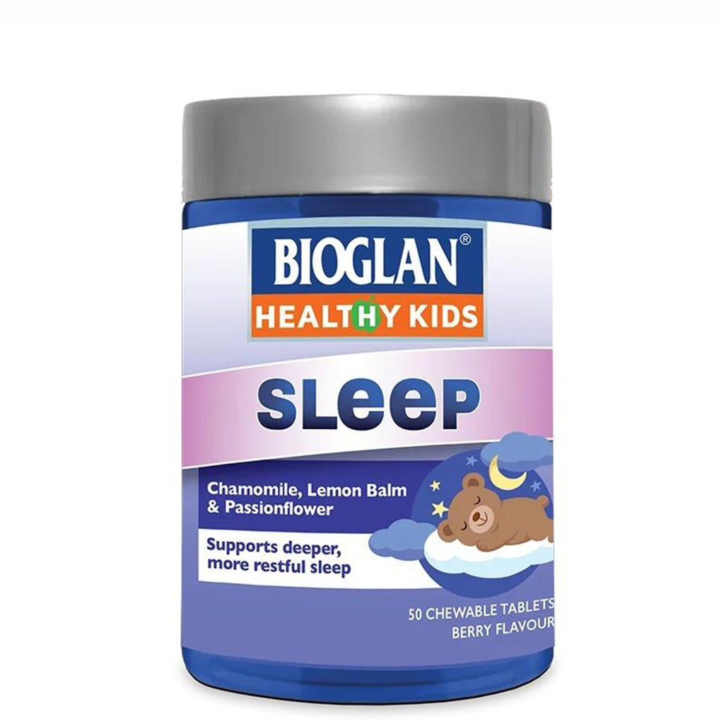Bioglan Kids Sleep Chewable Melatonin Gummies - Natural Sleep Aid for Children, Vegan & Sugar-Free - Perfect for Bedtime, Travel & School Nights