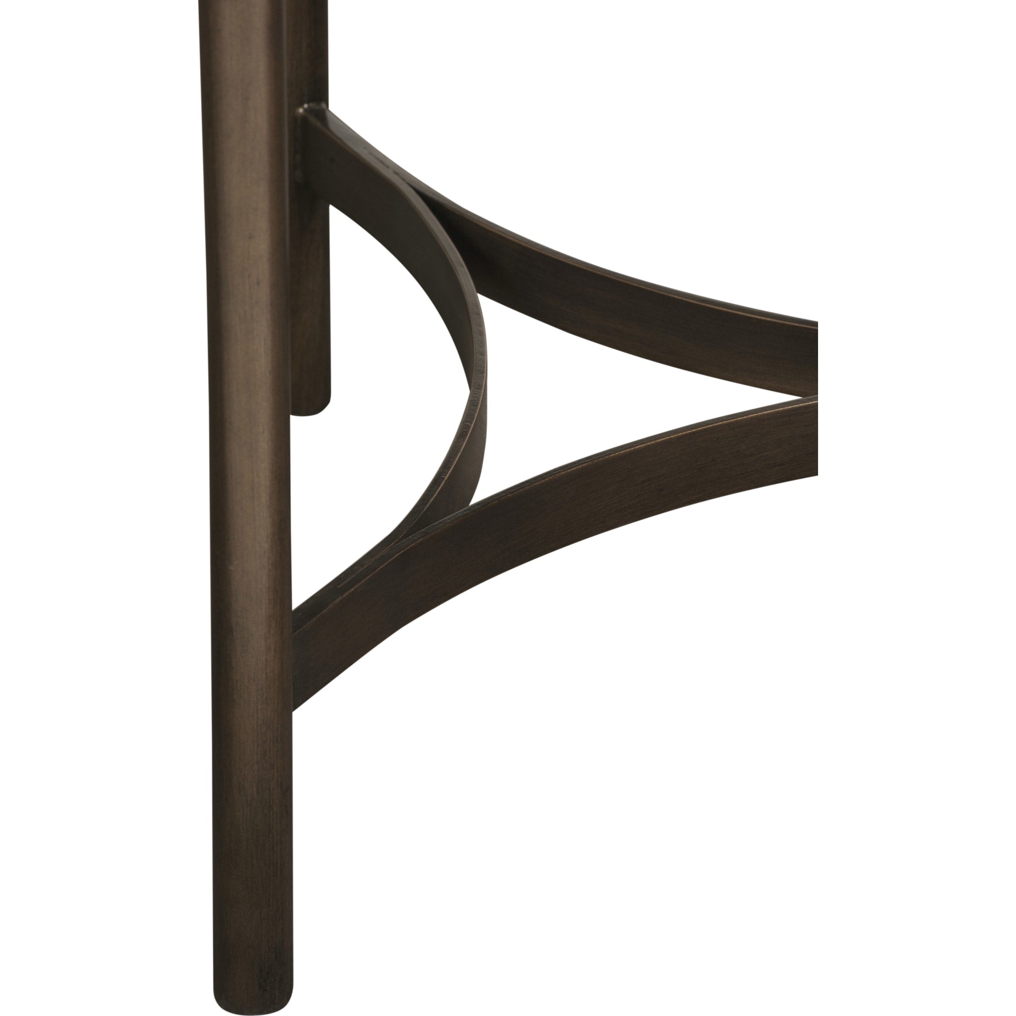 Modern Round Side Table - Natural Concrete & Metal Accent - Perfect for Living Room, Bedroom, or Outdoor Patio Decor
