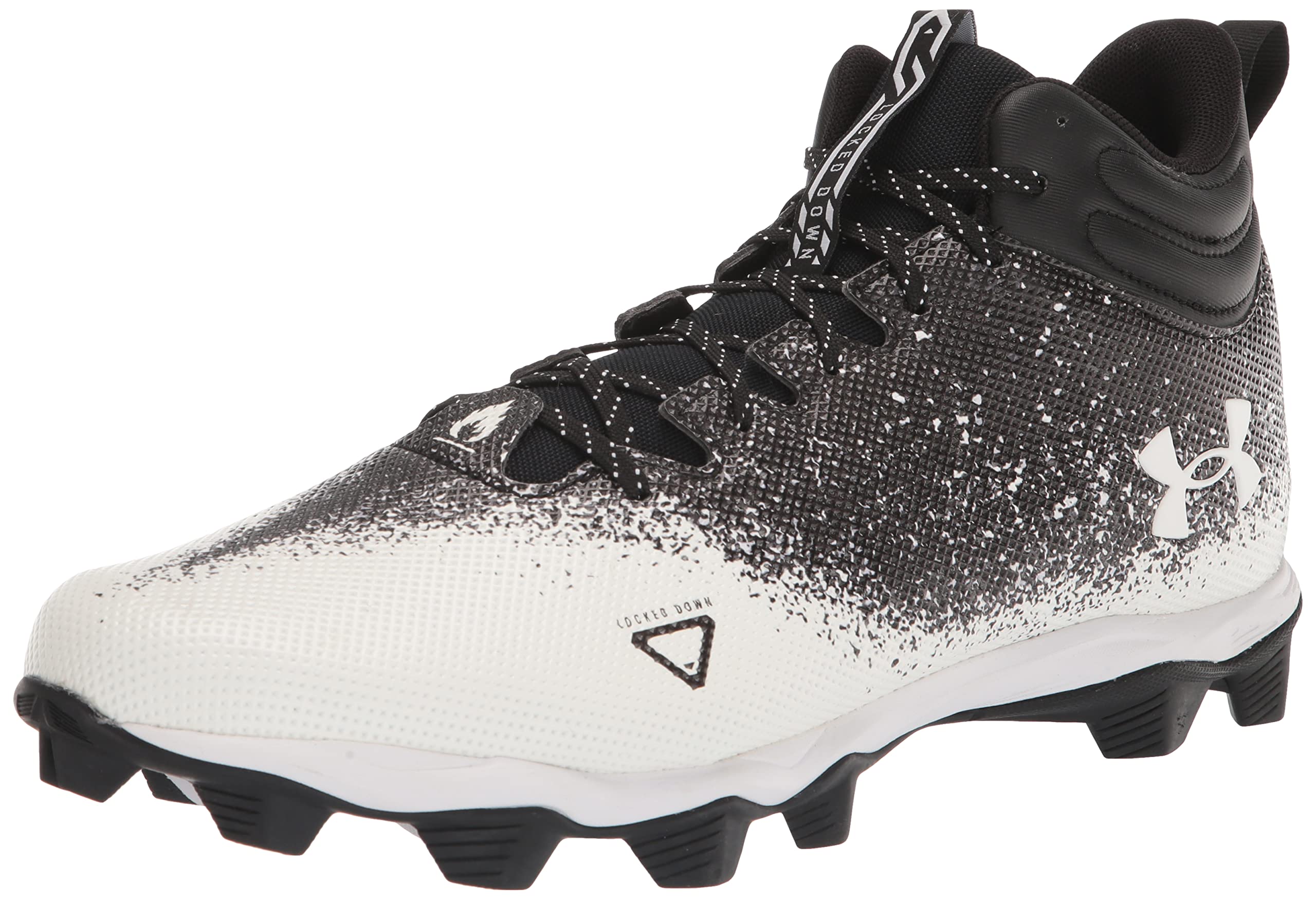 Under Armour Spotlight RM Molded Football Cleats - Black | High-Performance Football Cleats for Enhanced Traction & Speed on the Field