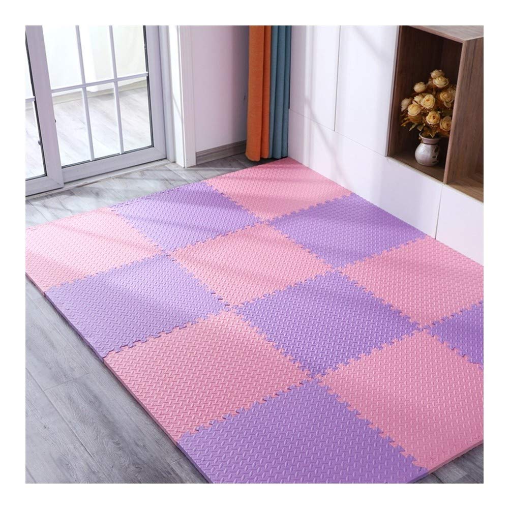 Non-Toxic EVA Foam Puzzle Play Mat for Kids - Soft Interlocking Floor Tiles, Safe Baby Crawling & Toddler Play Area - 60x60x2.5cm (6-Piece Set, 4 Color Options) - Perfect for Nursery, Playroom & Daycare Floor Protection