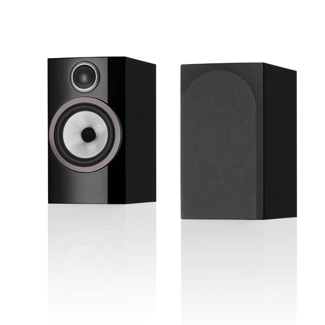 Bowers & Wilkins 706 S3 Bookshelf Speakers (Pair) - High-Fidelity Audio for Home Theater & Music Listening