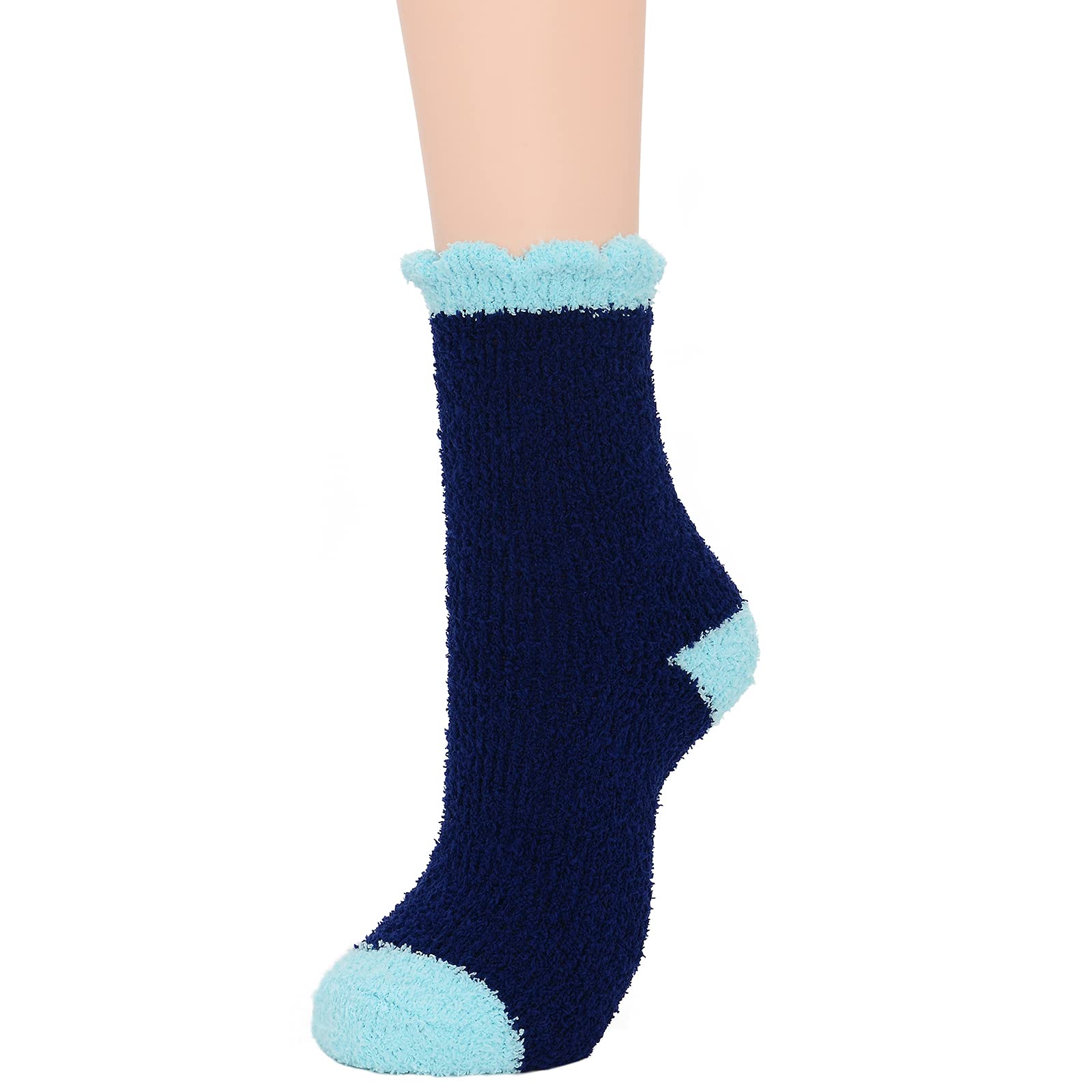 Women's Fuzzy Winter Socks - Ultra Soft Warm Fluffy Socks for Women | Cozy Athletic Outdoor Sports Socks | Perfect for Lounge, Yoga, Running & Cold Weather