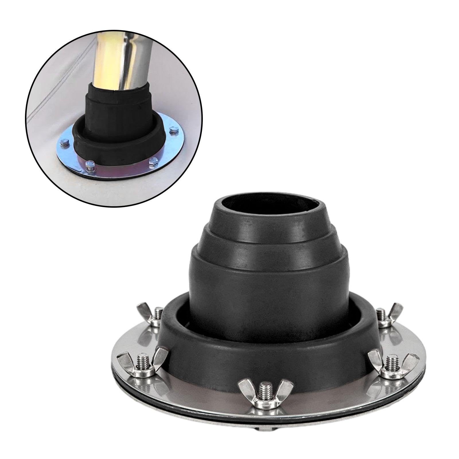 Fireproof Silicone Tent Stove Jack - High Temperature Resistant Chimney Pipe Flashing for Wood Stove, Camping Stove Ventilation - Perfect for Camping, Hiking & Outdoor Adventures