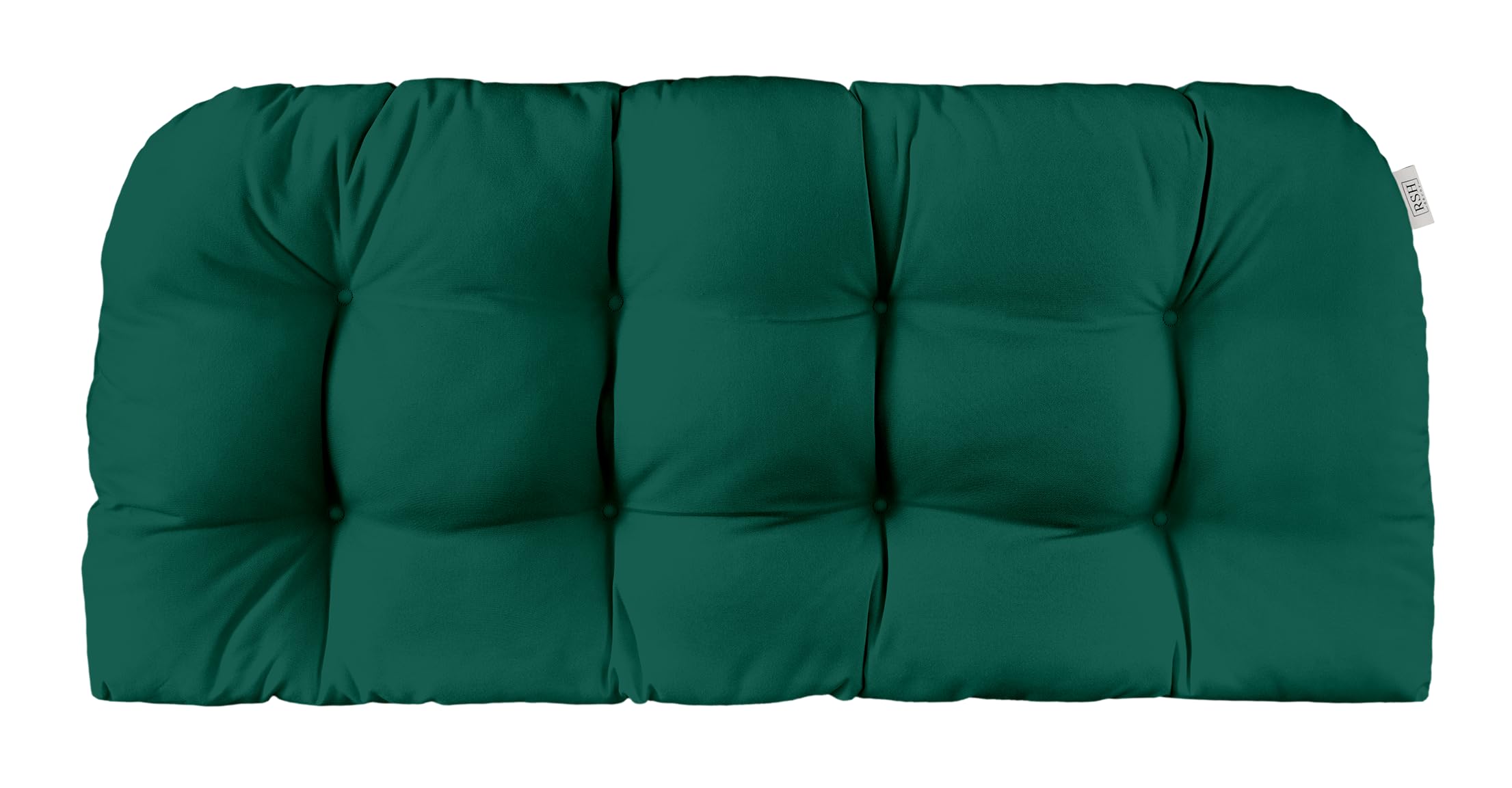 Sunbrella Tufted Wicker Loveseat Cushion 41