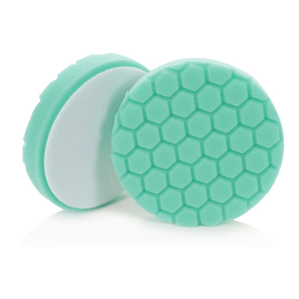 Chemical Guys BUFX_103HEX5 Heavy Polishing Pad - 5.5 Inch Green Hex-Logic Pad for Car Detailing & Paint Correction (Fits 5