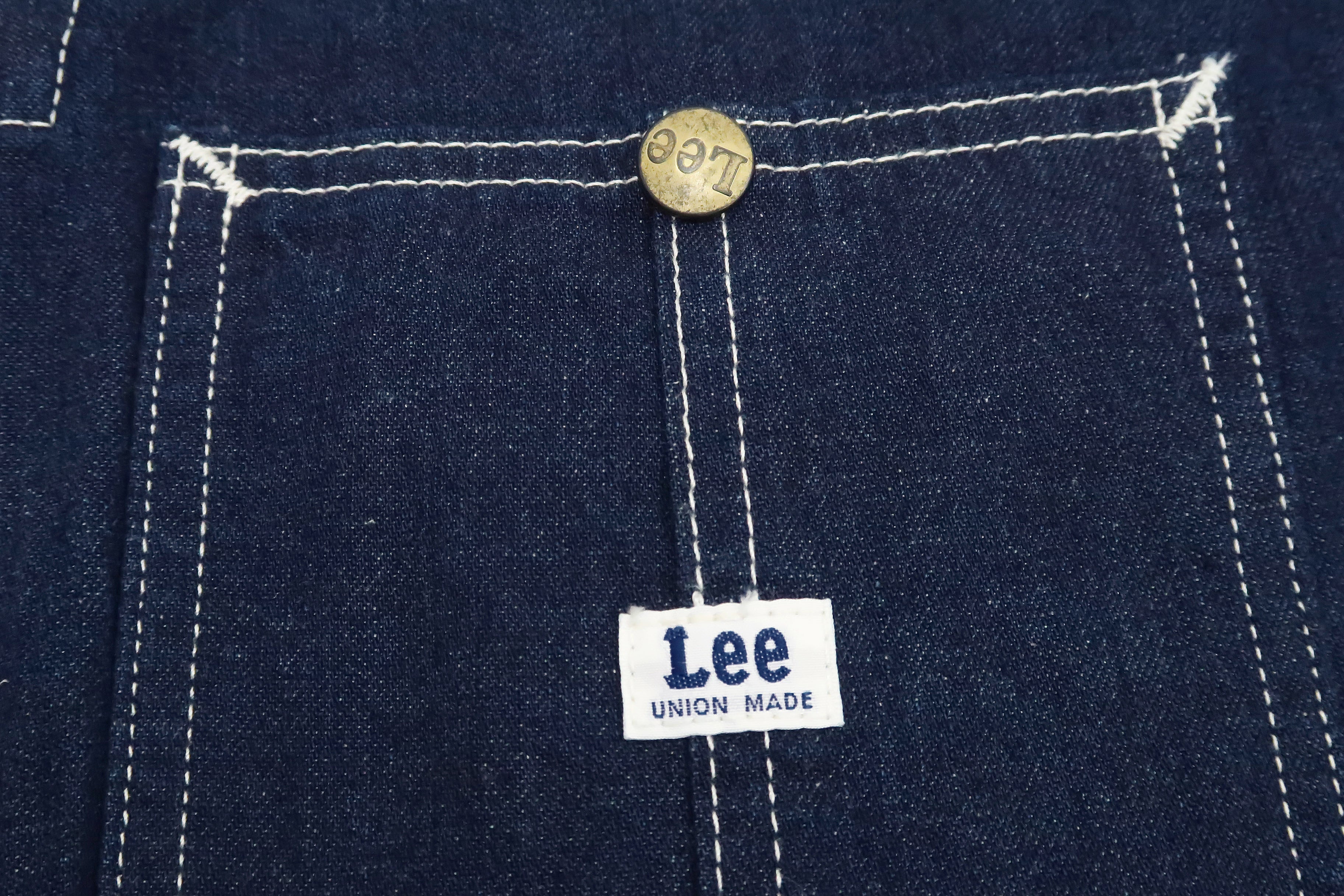 Lee Men's LM7213 Reproduction Union All Long Sleeve Unlined Coveralls - Deep Blue Indigo - Durable Workwear for Mechanics, Farmers & DIY Projects