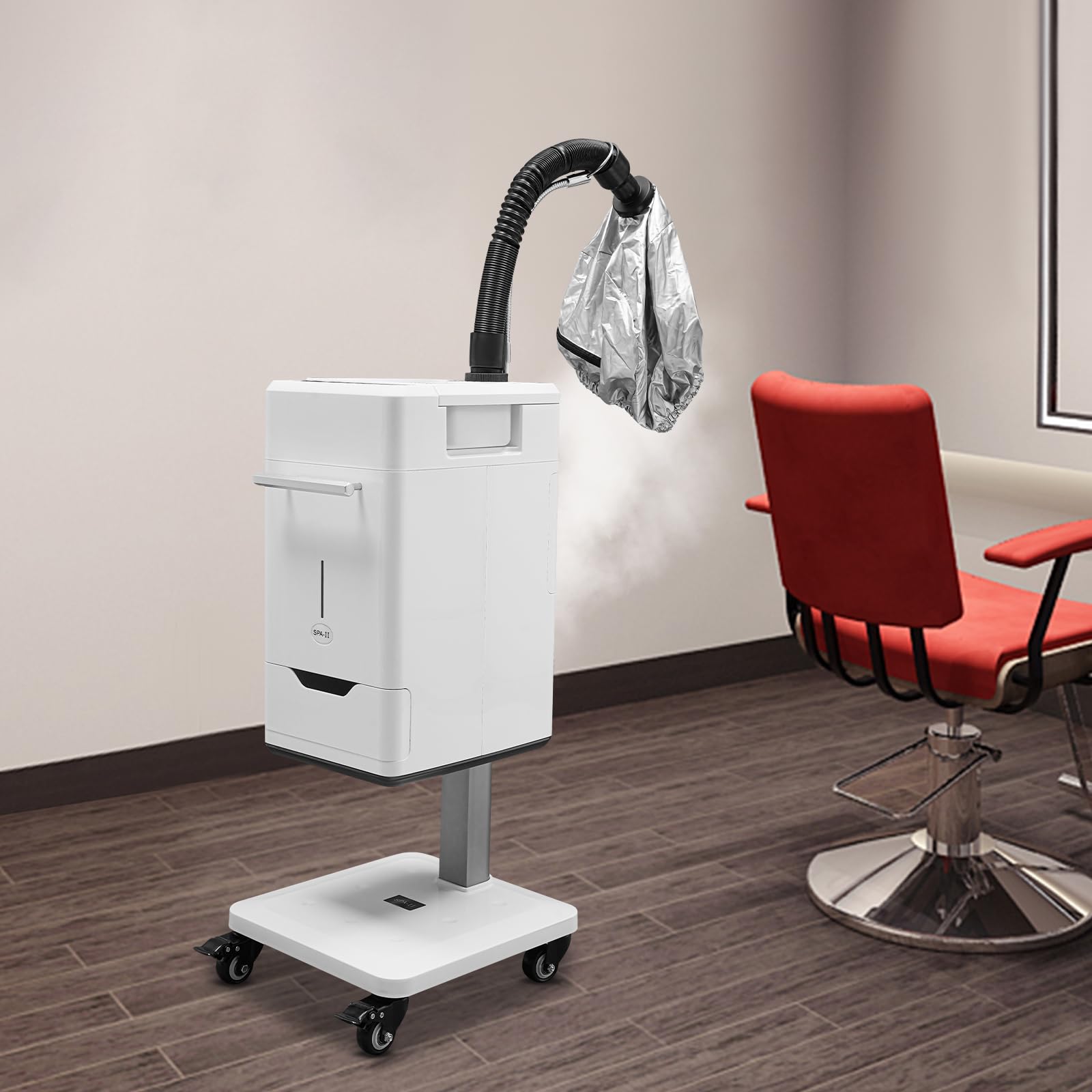Professional Hair Steamer & Hair Processor - Salon Spa Vertical Nano Ionic Steamer for Hair Coloring, Perming & Care (110V 500W) - Perfect for Home & Salon Hair Treatments