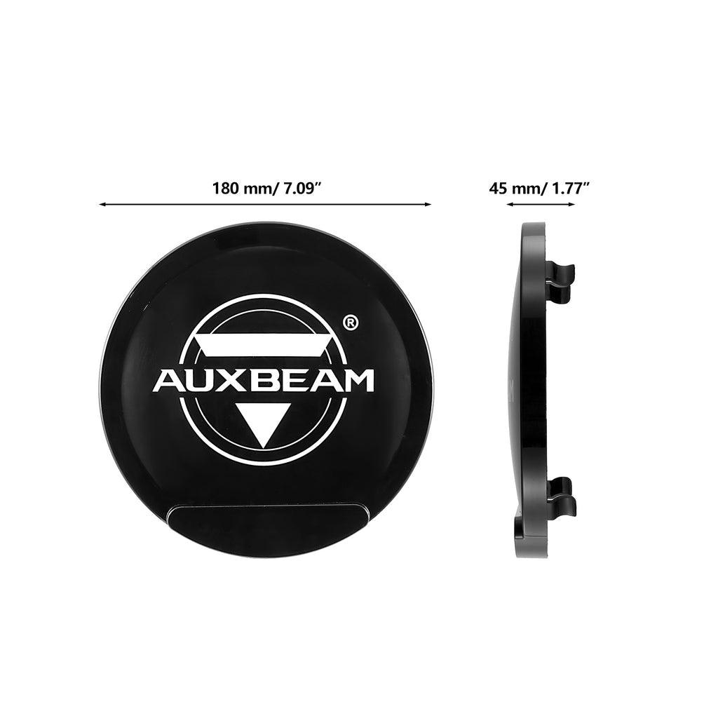 2-Pack 7 Inch 230W 33332LM 360 PRO Series Offroad LED Light Bar with Custom Lens & Amber/Black Covers (Fits Ford F150 F250) - Perfect for Night Driving, Off-Roading & Truck Accessories