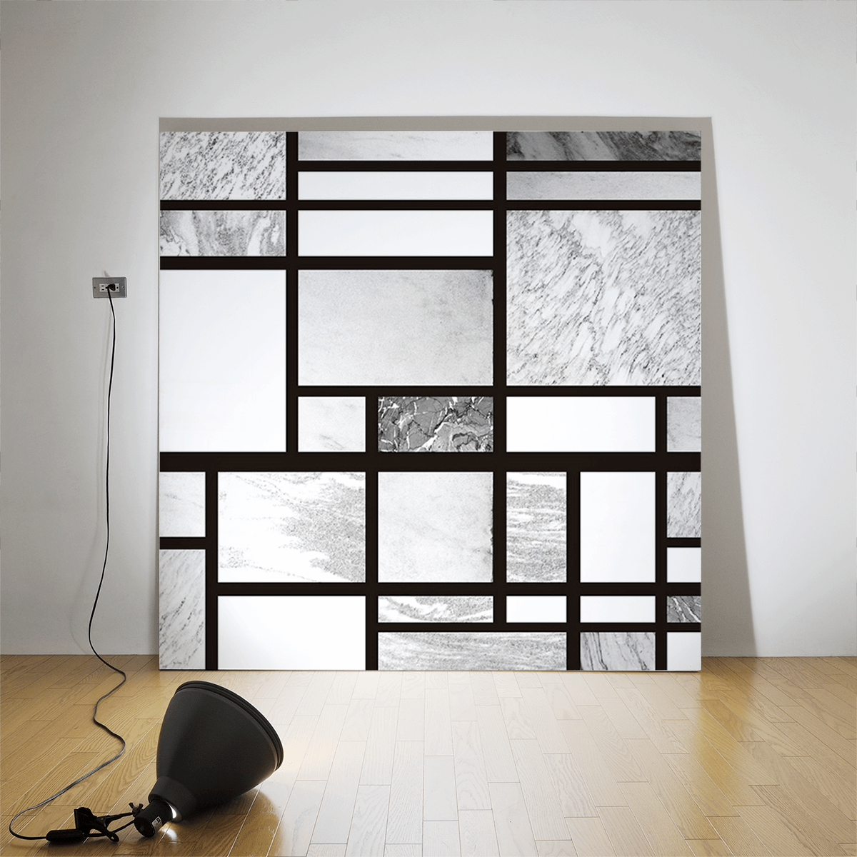 D.I.A. Marble Wallpaper Mural - Premium Peel and Stick Wall Decal for Home & Office Decor | Perfect for Living Room, Bedroom, Kitchen Backsplash