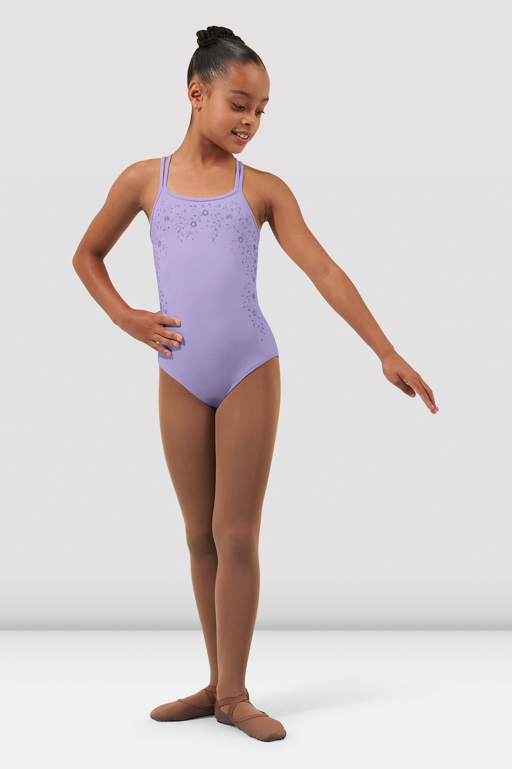Girls Ballet Leotard - Felicia Scoop Neck Dancewear for Kids & Toddlers - Perfect for Ballet Class, Recitals & Dance Practice