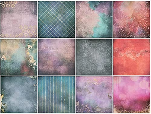 LevyLisa 6x6 Inch Cardstock Paper Pad - 24 Sheets Single-Sided Space Themed Scrapbooking Paper for DIY Crafts, Photo Albums & Card Making | Universe Design Decorative Paper Collection