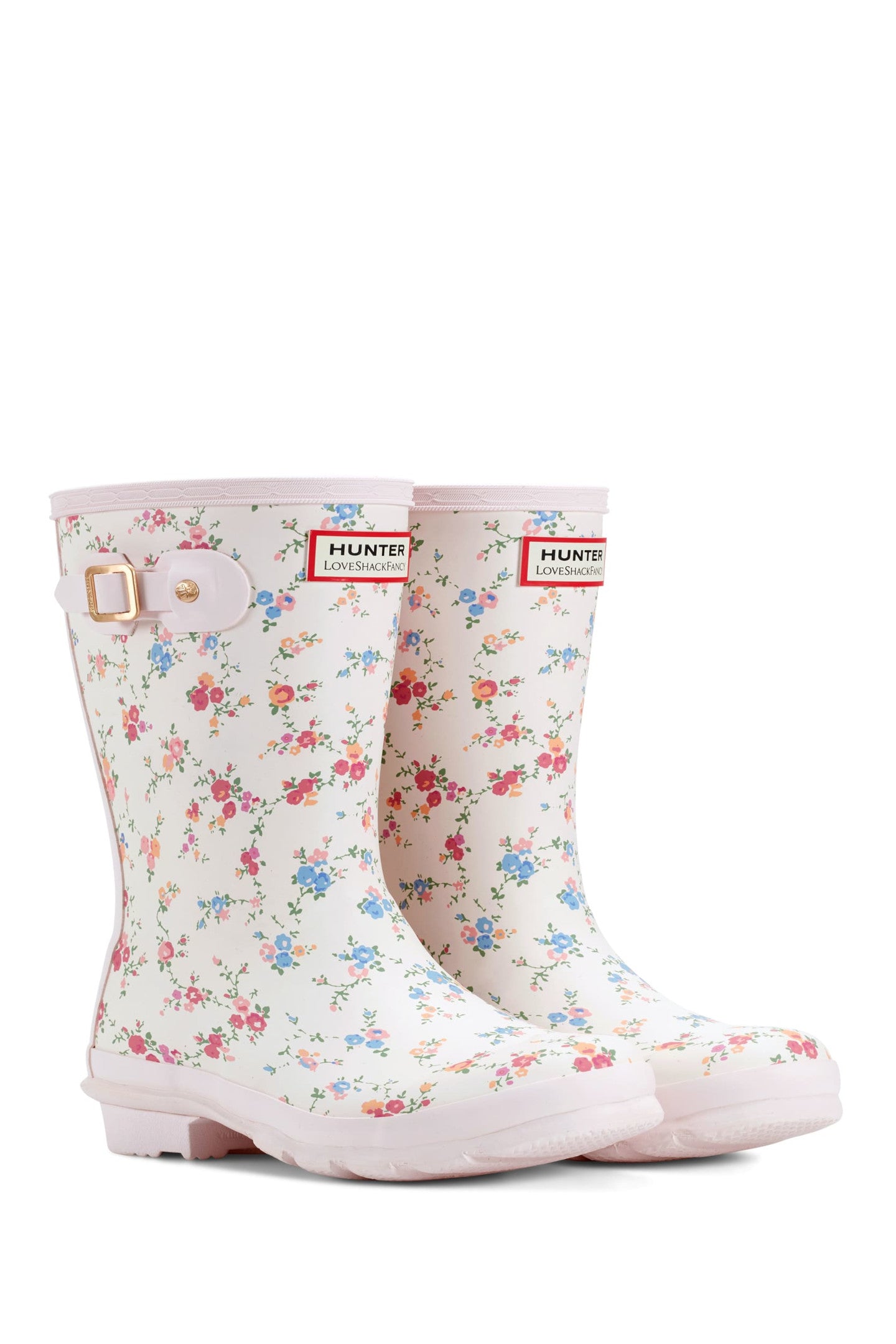 Hunter x LoveShackFancy Original Rain Boots for Big Kids - Waterproof Garden & Play Boots for Girls Outdoor Adventures