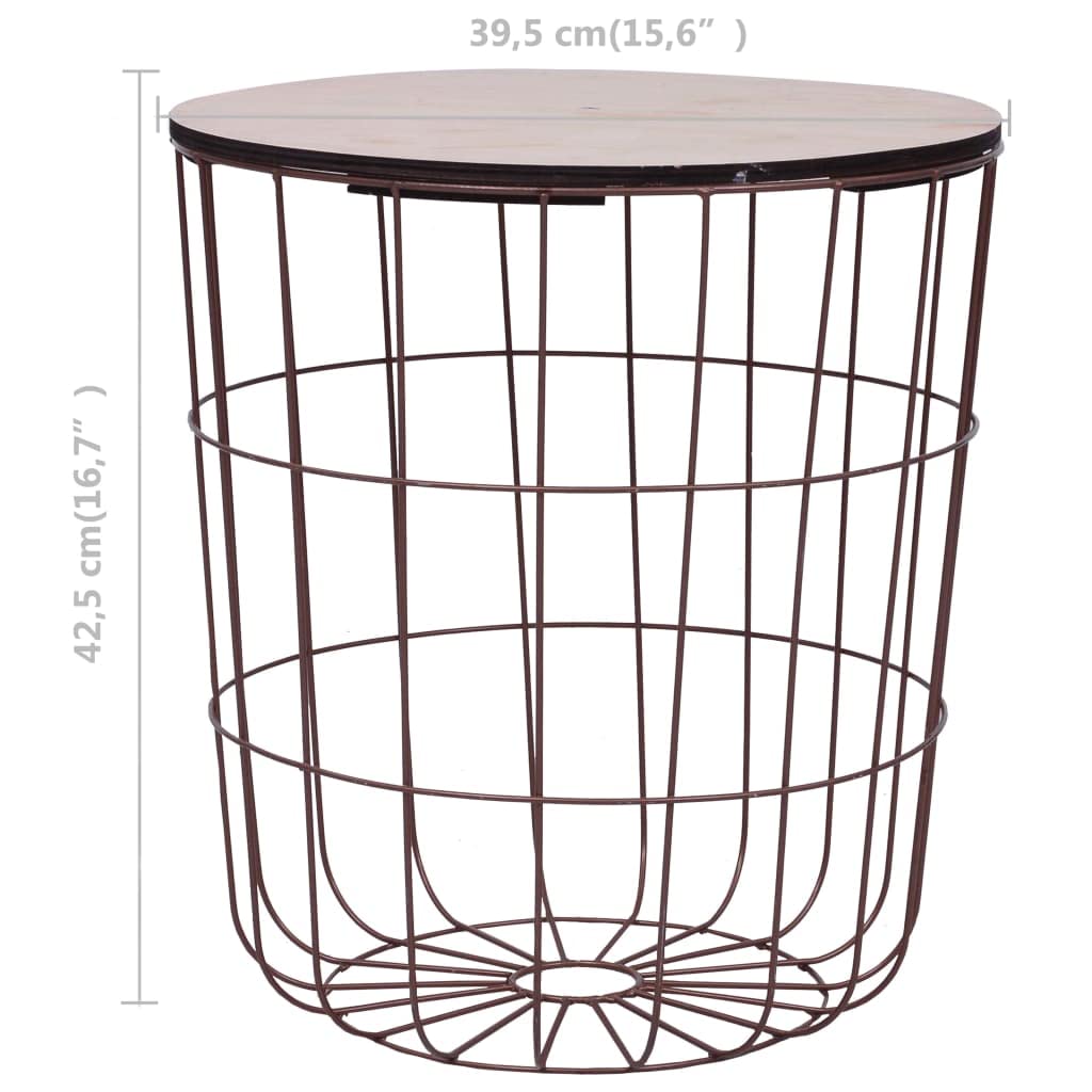 SKM Modern Round Coffee Table 15.6