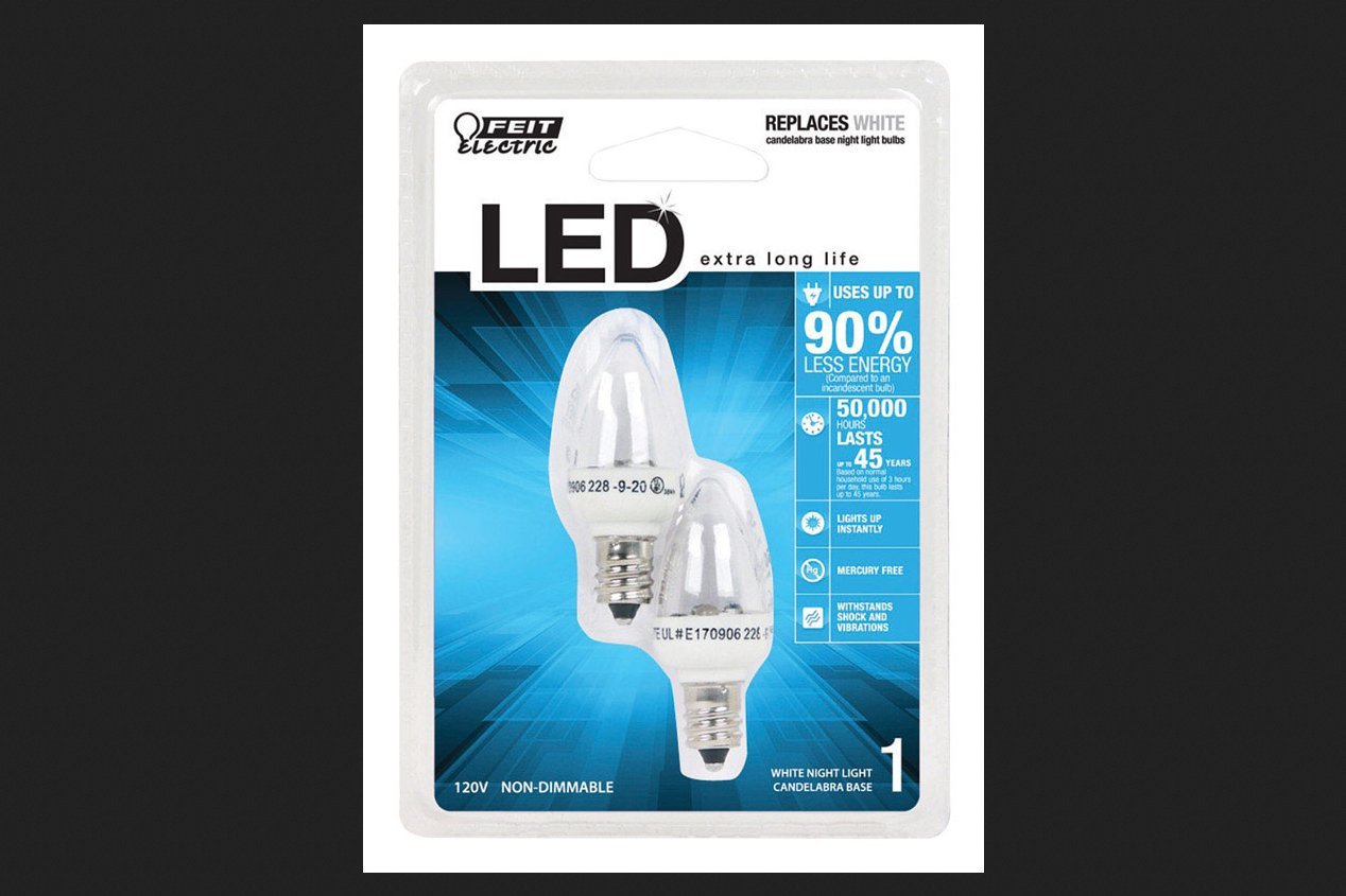 Energy Efficient LED Night Light Bulb - Soft Glow for Bedrooms, Hallways & Nurseries - Perfect for Nighttime Safety and Comfort
