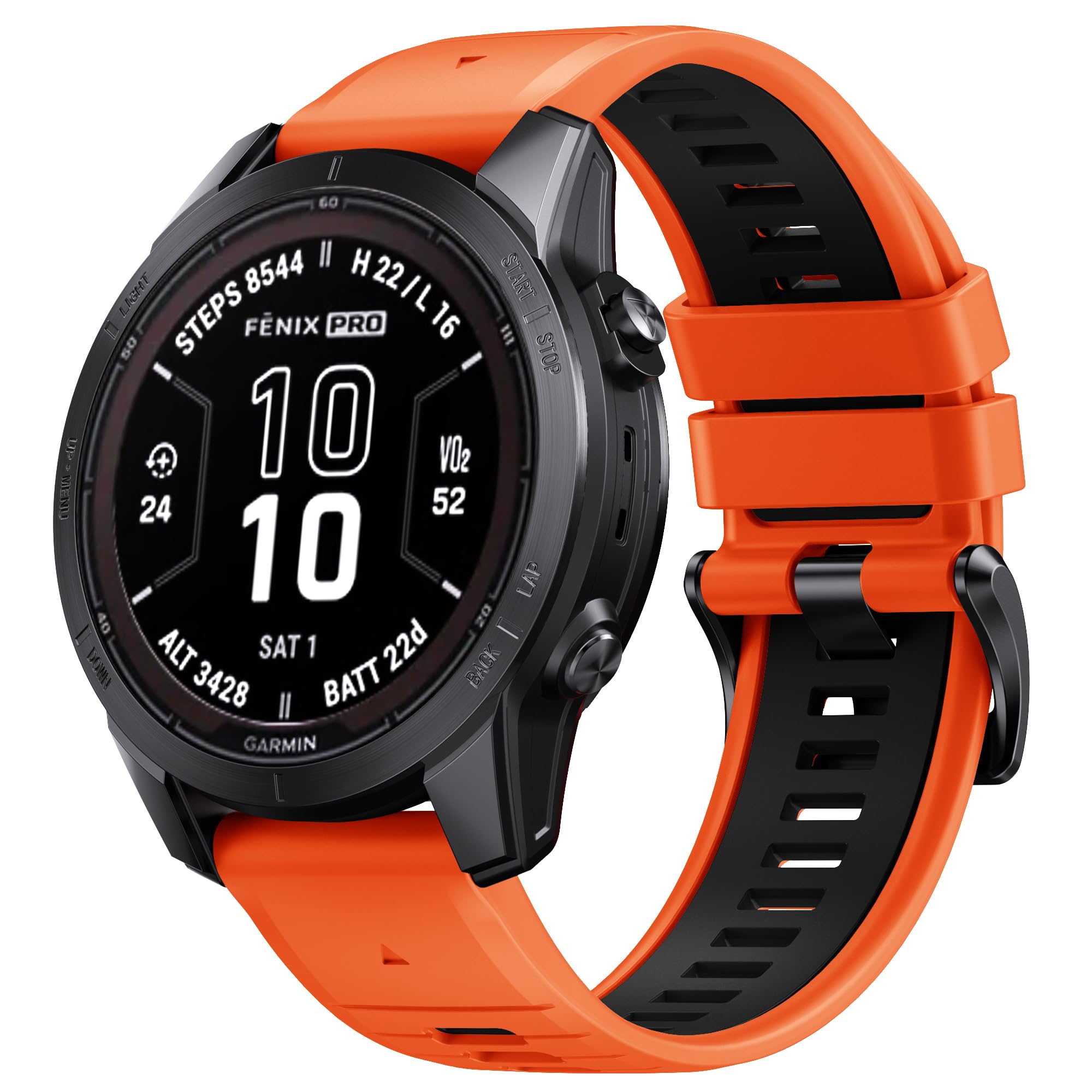 ANCOOL 20mm Silicone Replacement Watch Band Compatible with Garmin Fenix 5S/5S Plus/6S/6S Pro/7S/Instinct 2S - Durable Sport Wrist Strap for Running, Hiking & Outdoor Activities