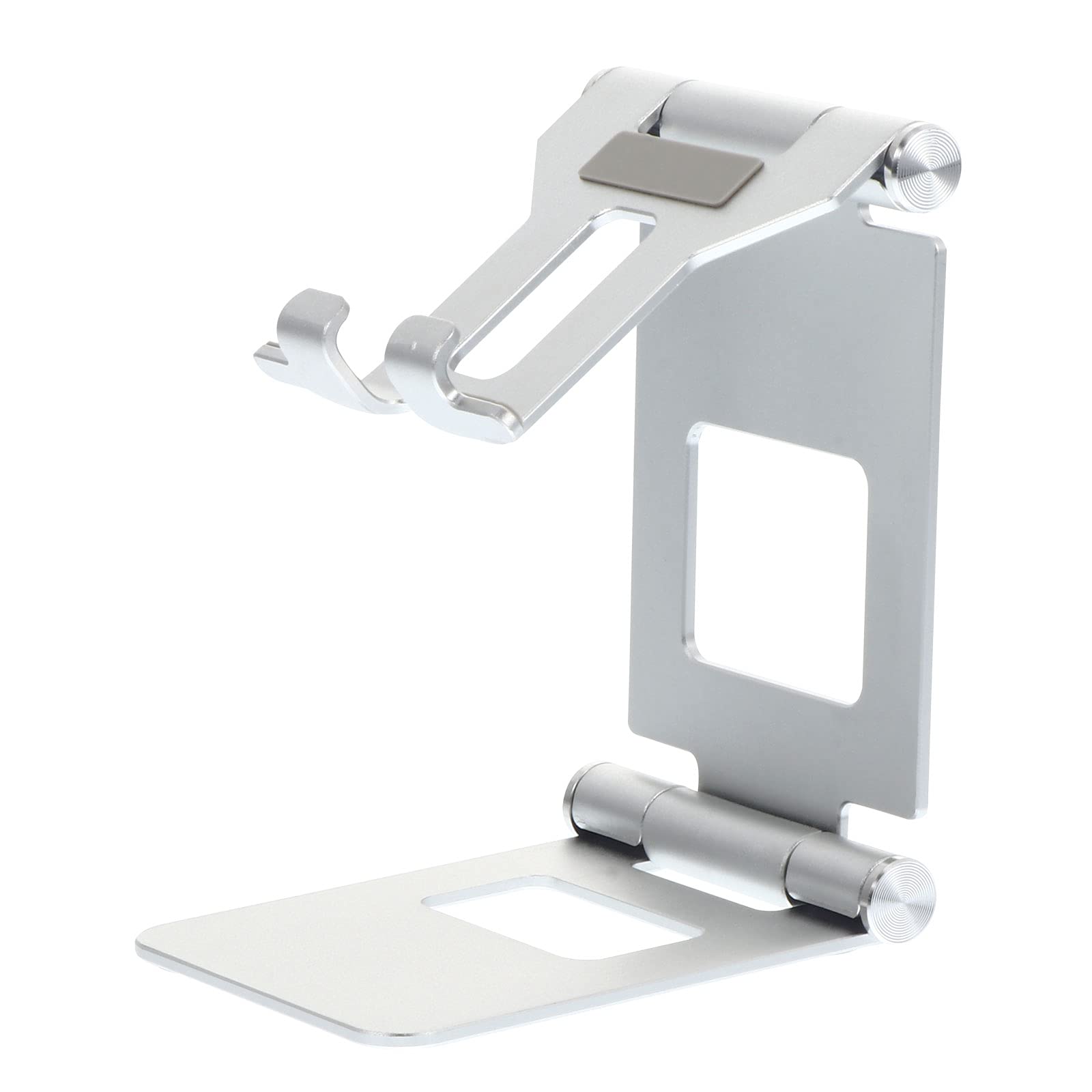 Foldable Adjustable Desktop Cell Phone Stand - Universal Phone & Tablet Holder for Desk, Office, Home - Perfect for Video Calls, Reading & Hands-Free Use