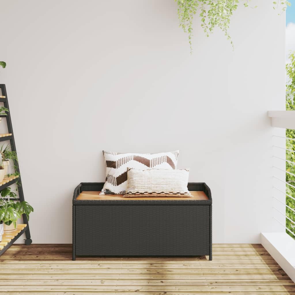 Outdoor Storage Bench with Water-Resistant Cover - 39.4