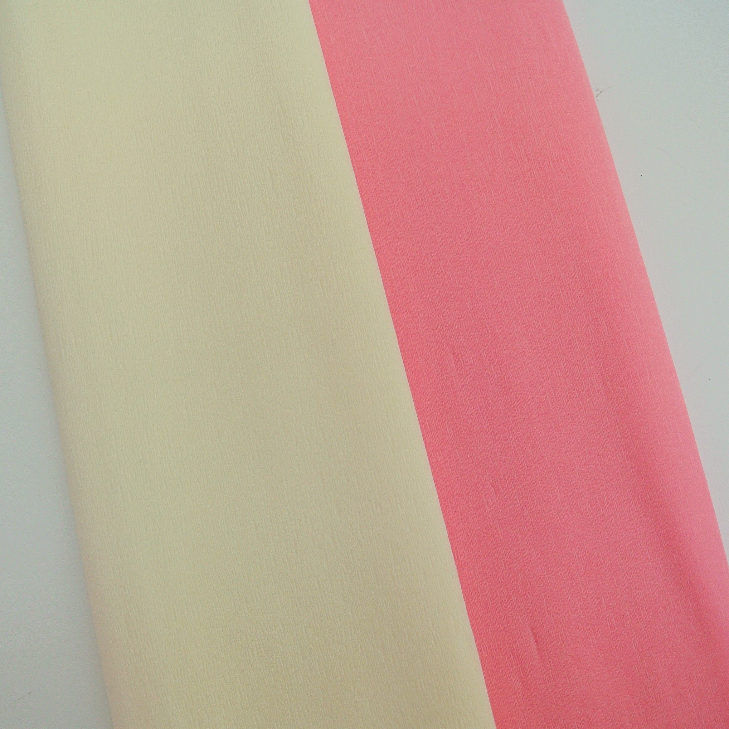 Pink and White Crepe Paper for DIY Art Projects, Tissue Paper Flowers, Party Decorations - Perfect for Wedding, Birthday, and Home Decoration