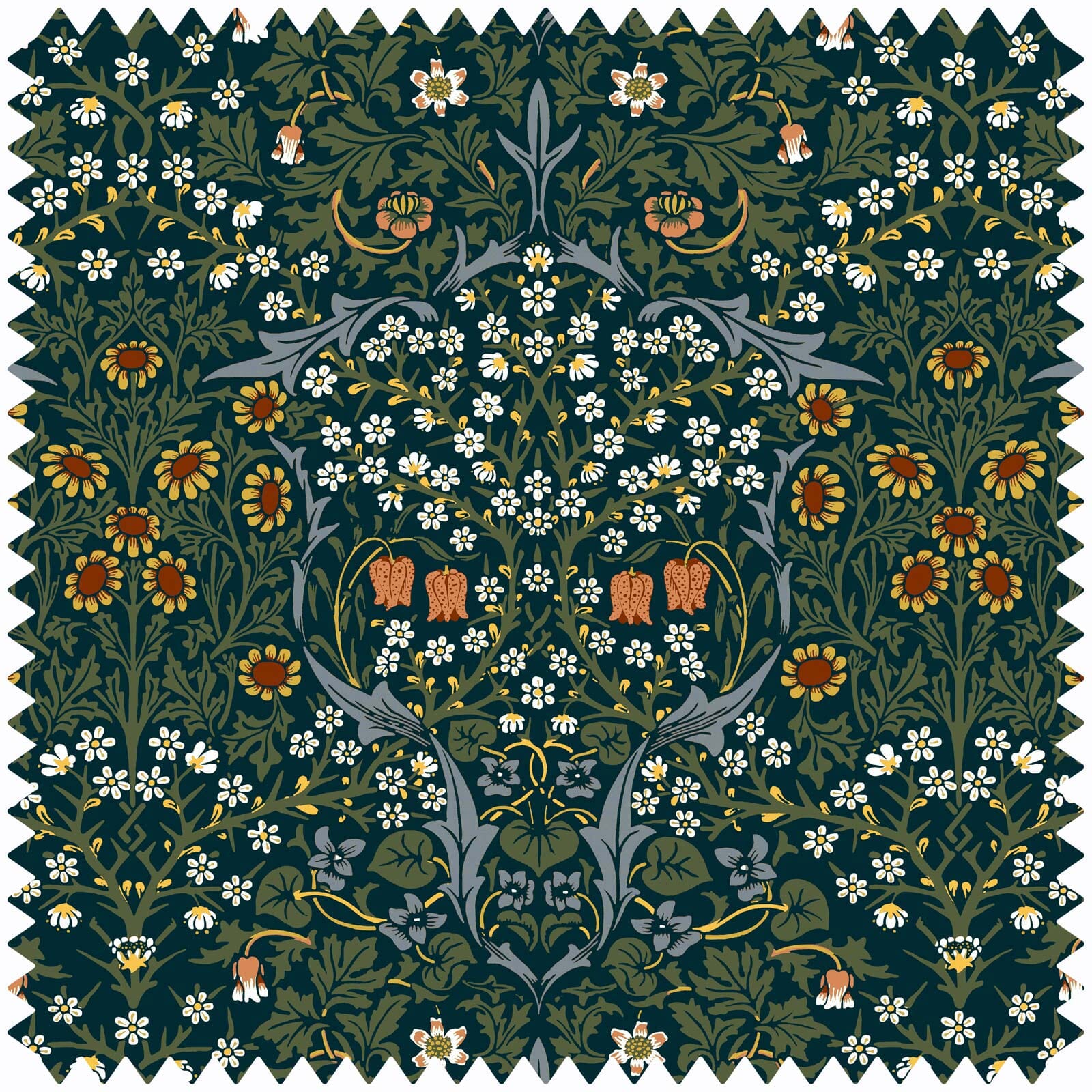BLACKTHORN Velvet Billiard Green Fabric Sample - Perfect for Upholstery, Home Decor & DIY Projects