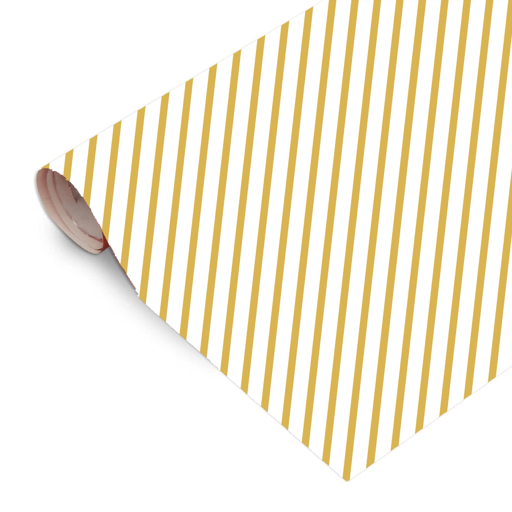 AccuPrints 6-Pack Premium Gift Wrapping Paper Rolls - Gold Theme Design for Birthday, Christmas & Holiday Presents - High-Quality Gift Wrap Sheets for Party, Wedding & Special Occasion Packaging