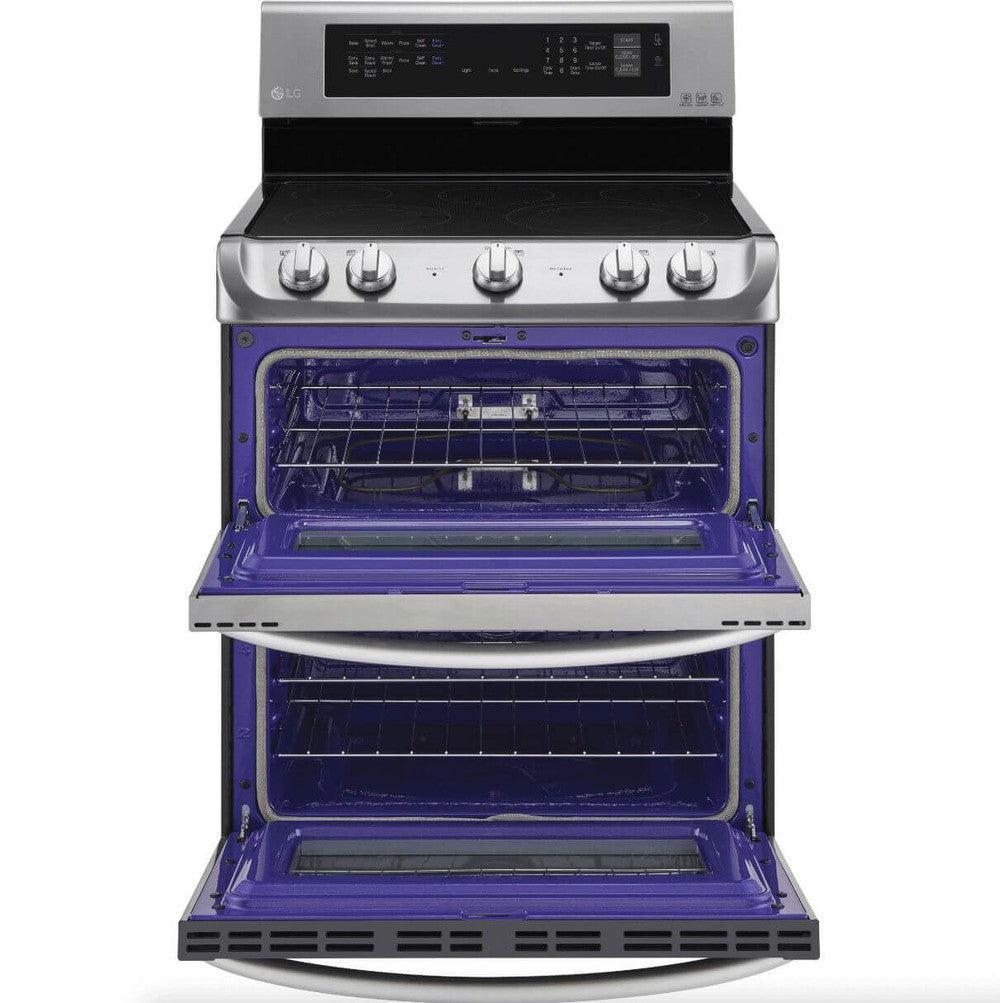 LG LDE4413ST 30-Inch Freestanding Electric Range with Double Oven, 7.3 Cu.Ft Capacity, Stainless Steel - Perfect for Large Family Cooking & Holiday Baking