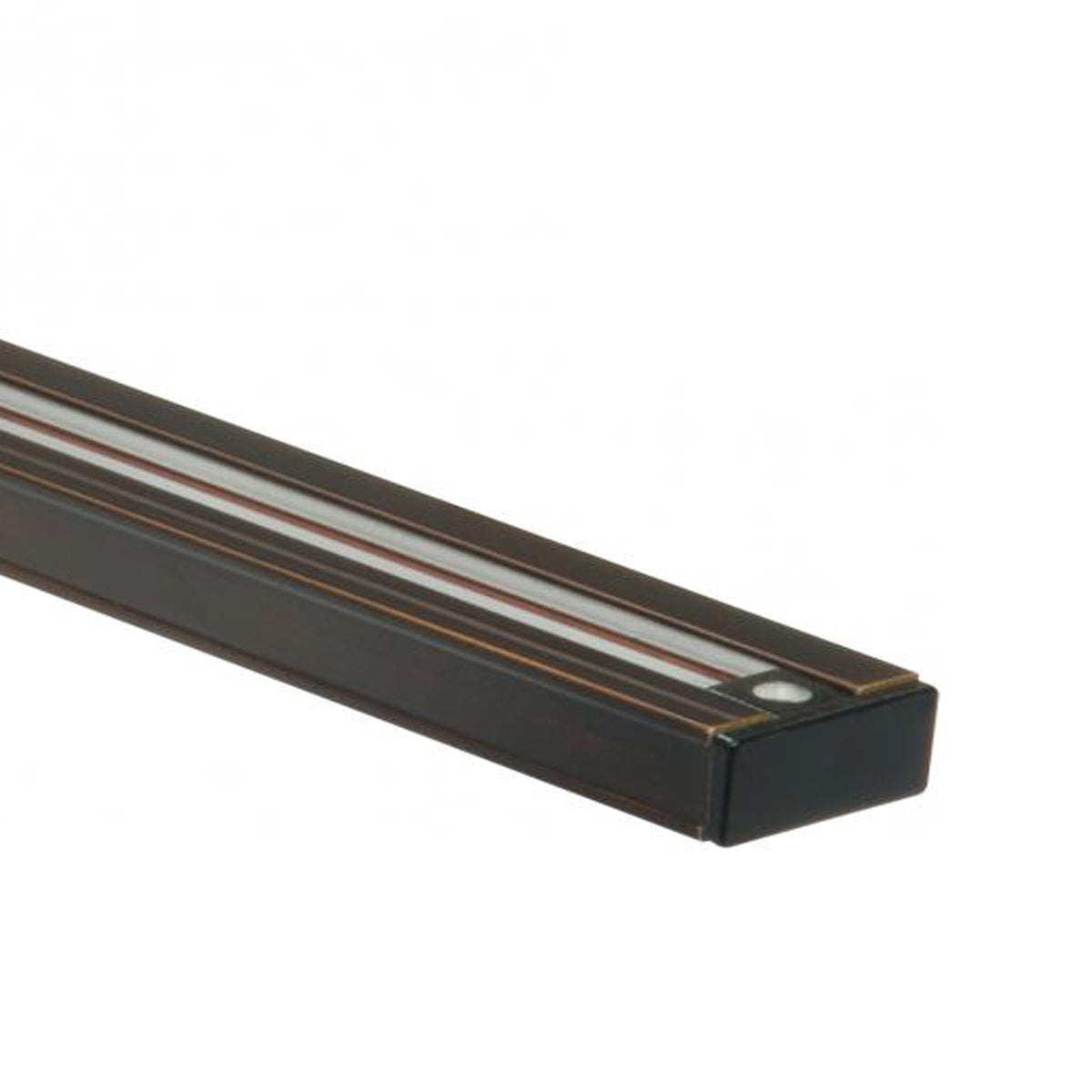 6 Ft. Track Rail One Circuit Lighting Fixture - Halo Russet Bronze Finish for Modern Home & Commercial Spaces