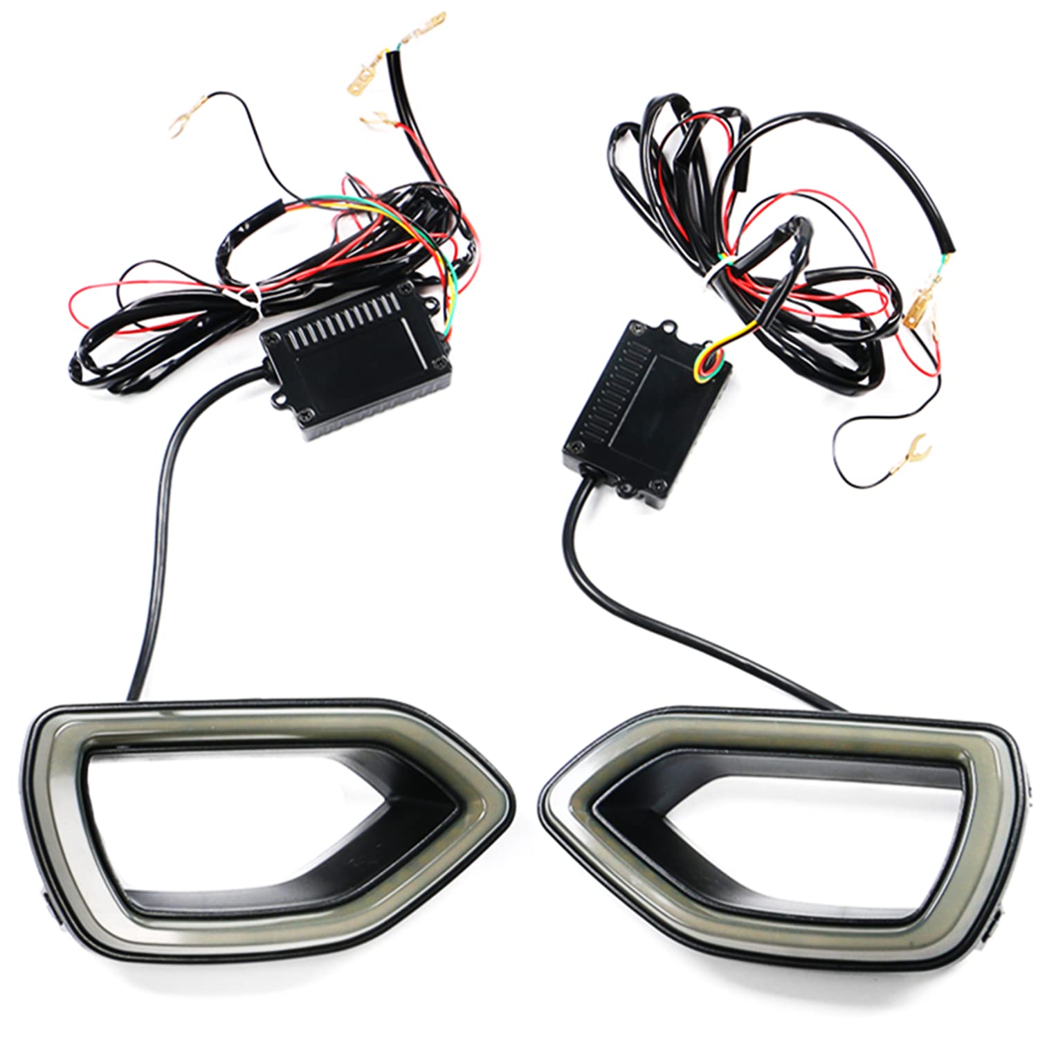 DAYSYORE Grille Smoke LED Lights for 2015-2019 Dodge Charger SRT Scat Pack | Aftermarket Car Accessories with 3-Month Warranty | Perfect for Night Driving & Car Customization
