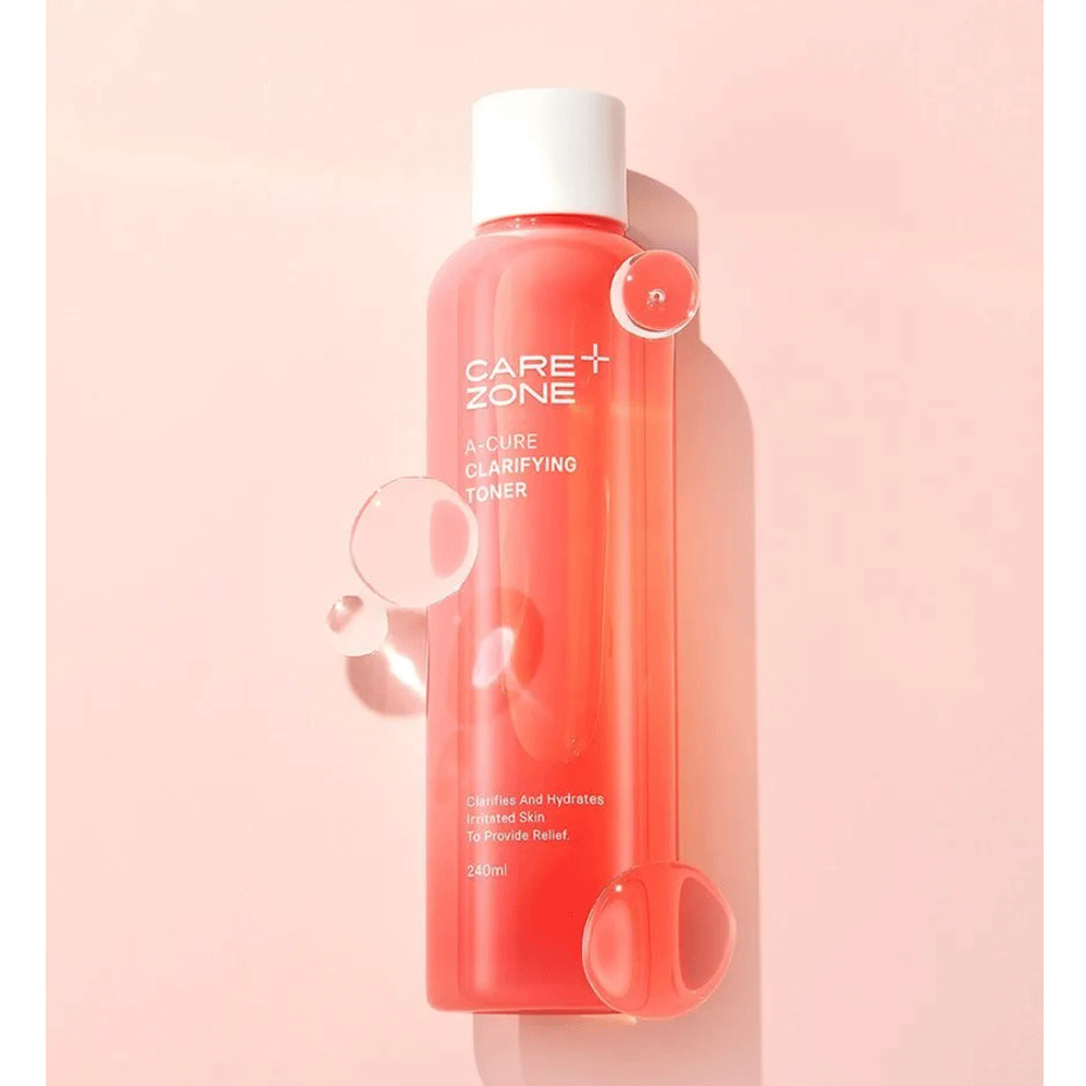 CAREZONE A Cure Clarifying Toner 240ml - Korean Skincare for Acne & Pore Control - Perfect for Daily Face Cleansing & Hydration Routine