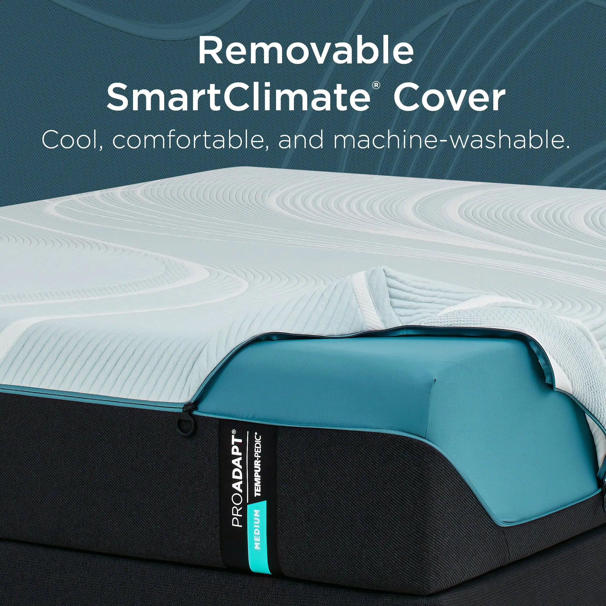 TEMPUR ProAdapt® Medium Mattress - Premium Memory Foam Mattress for Back Pain Relief & Pressure Relief - Perfect for Side, Back & Stomach Sleepers - Ideal for Bedroom, Guest Room & Apartment